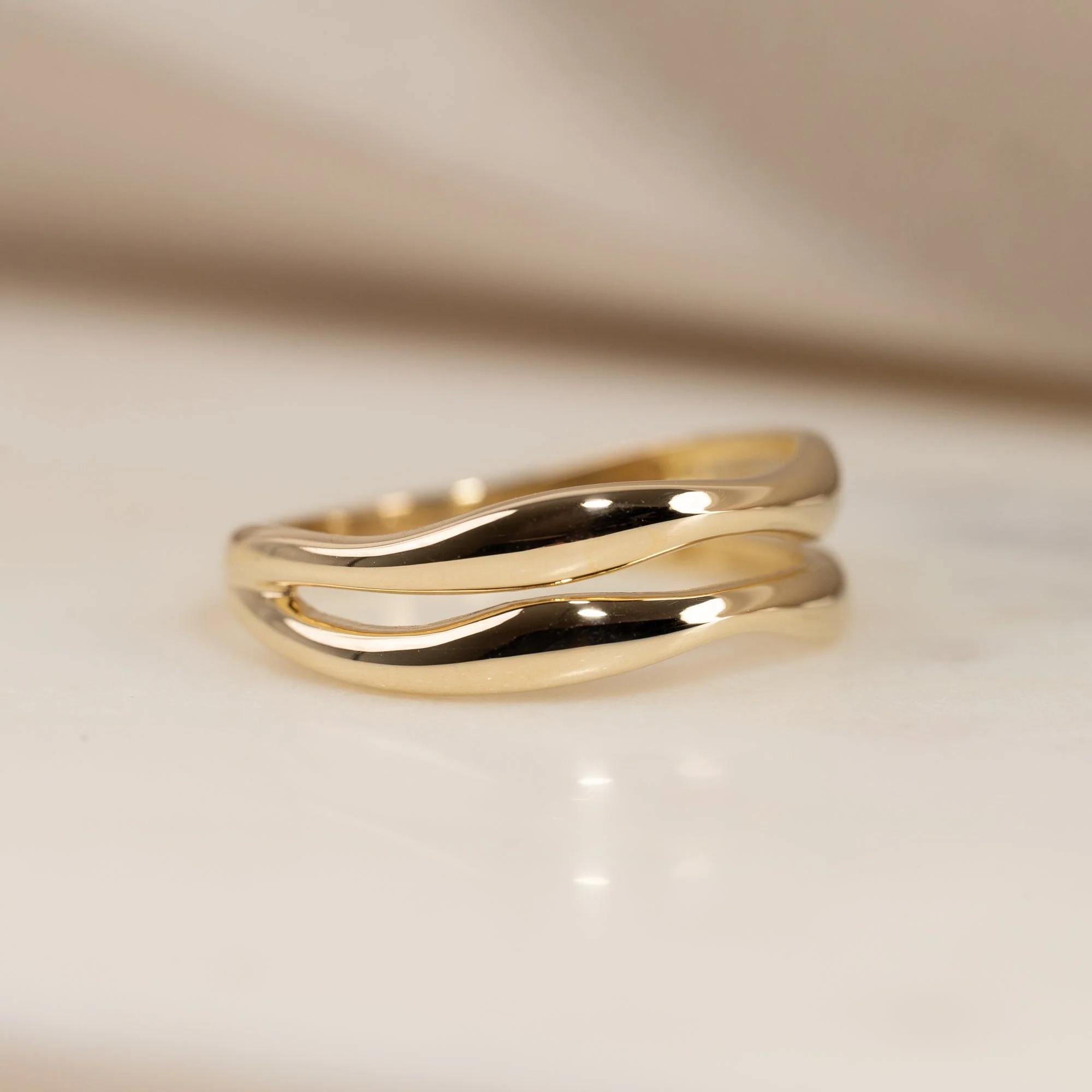 AGNES SOLID GOLD RING - Image 3