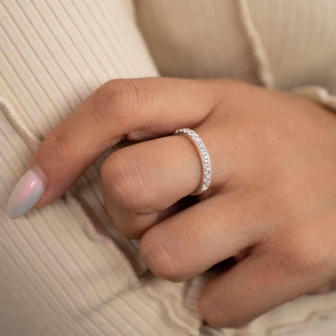 ALICE CRYSTAL SILVER RING - Image 4