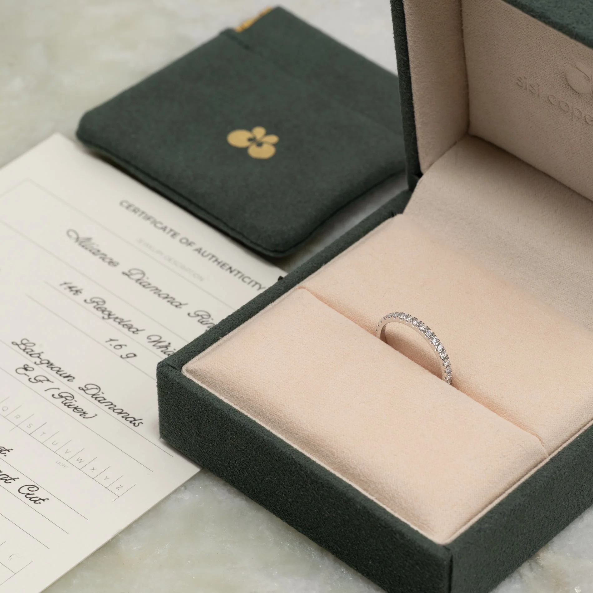 ALLIANCE LAB-DIAMOND RING - 0.25ct - WG - Image 6