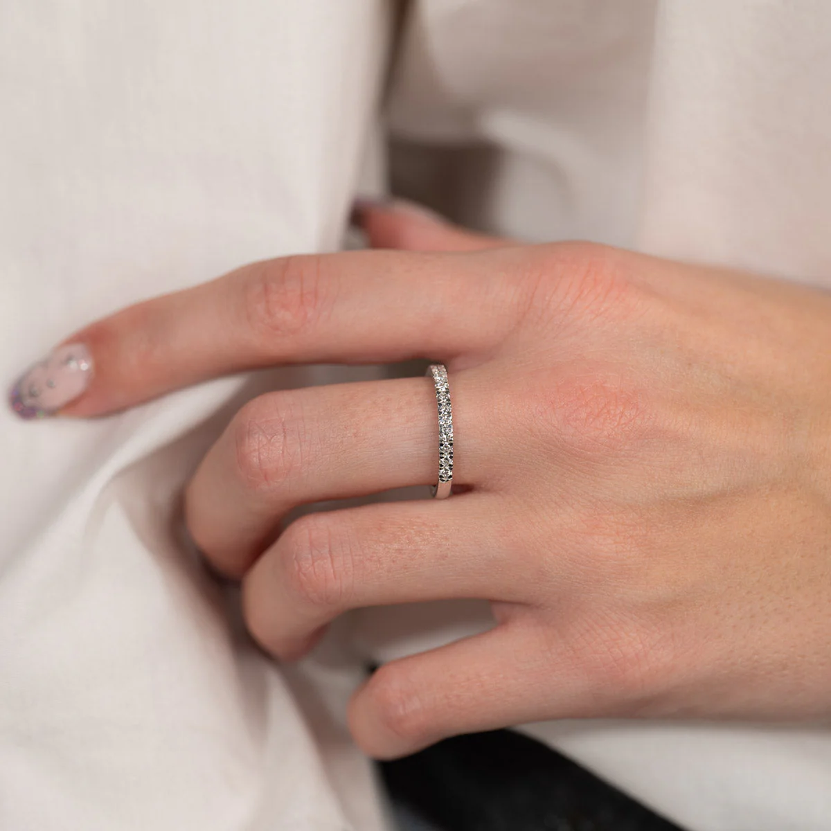 ALLIANCE LAB-DIAMOND RING - 0.45ct - WG - Image 4