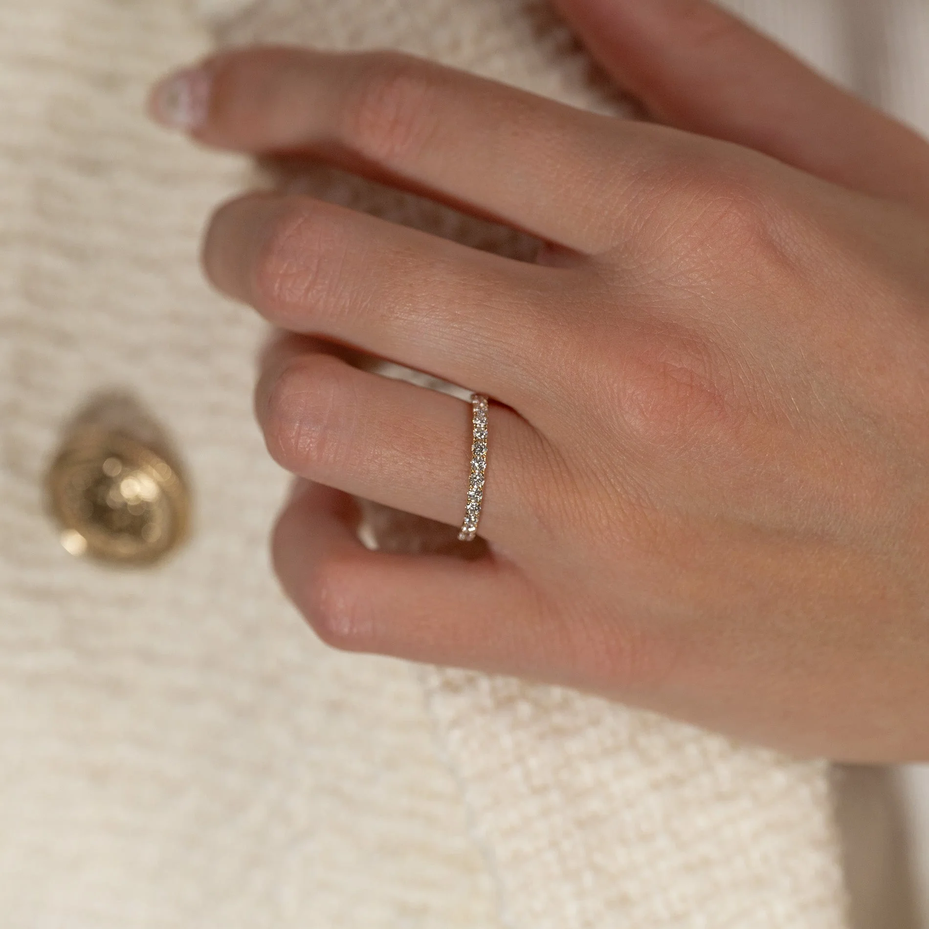 ALLIANCE LAB-DIAMOND RING - 0.45ct - YG - Image 4
