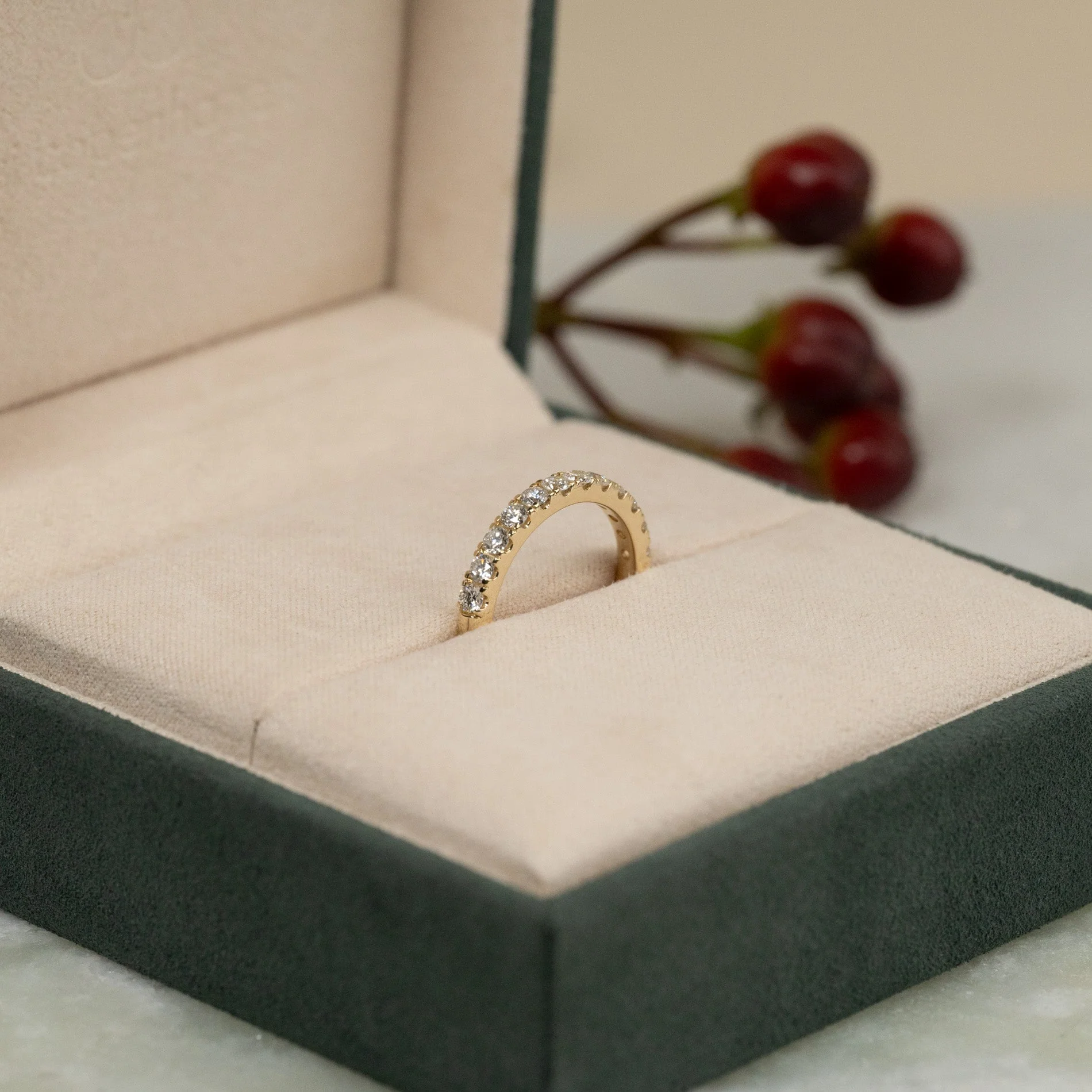 ALLIANCE LAB-DIAMOND RING - 0.7ct - YG - Image 12