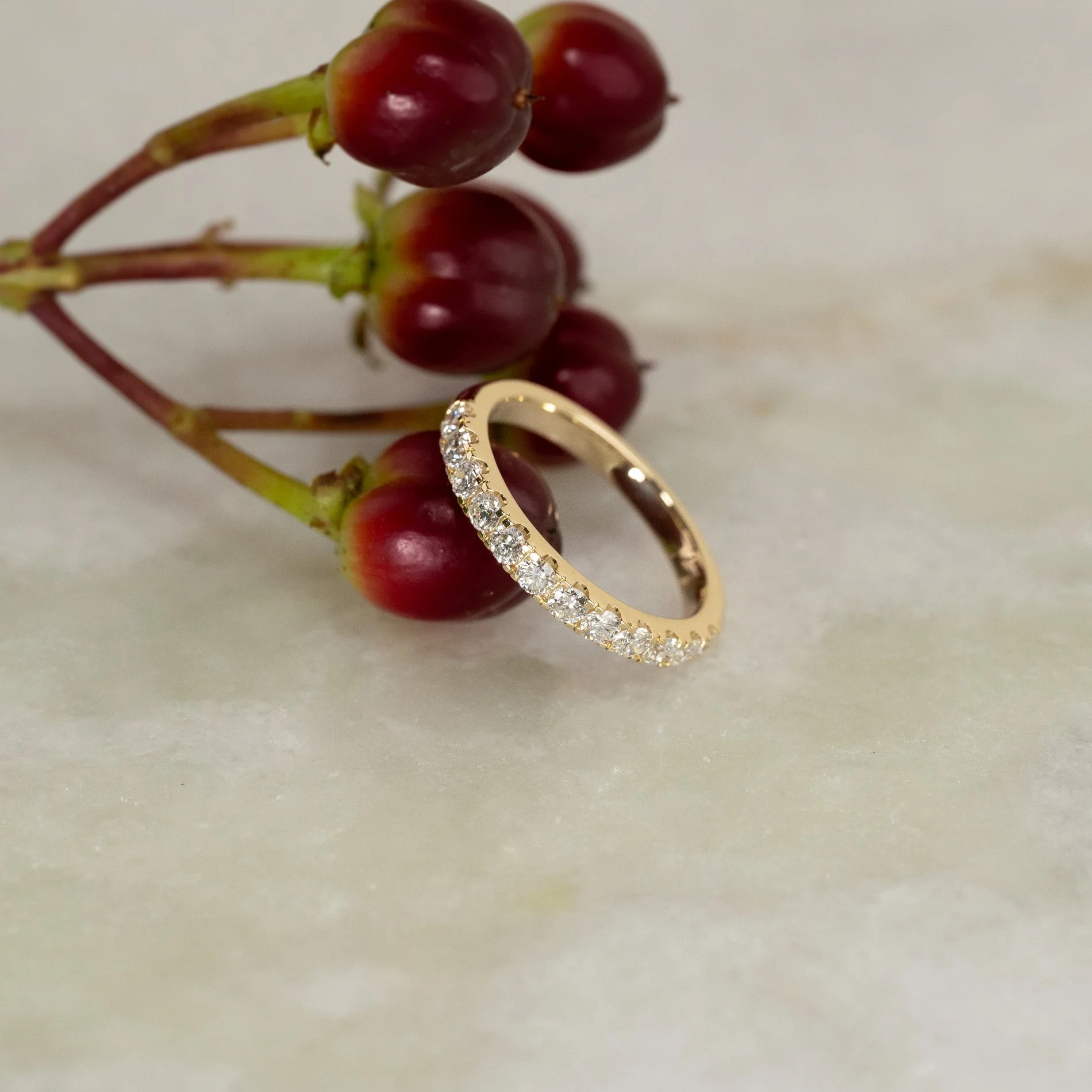 ALLIANCE LAB-DIAMOND RING - 0.7ct - YG - Image 5