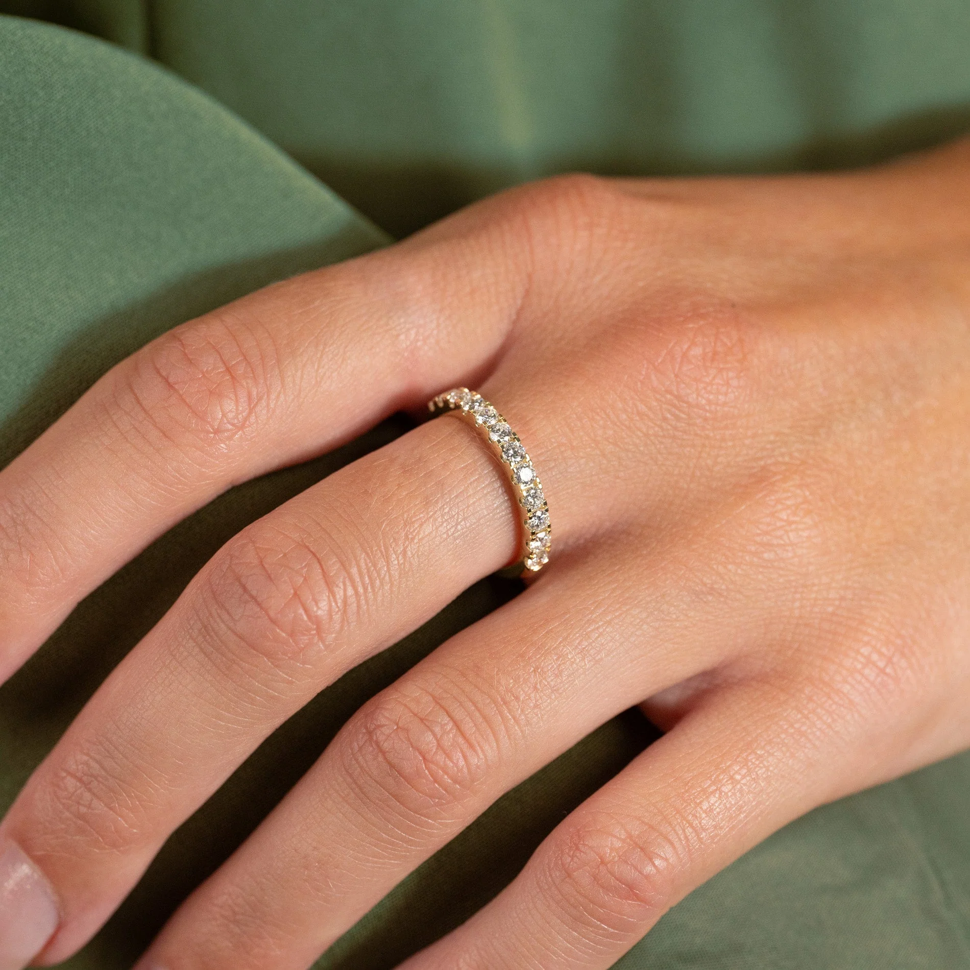 ALLIANCE LAB-DIAMOND RING - 0.7ct - YG - Image 6
