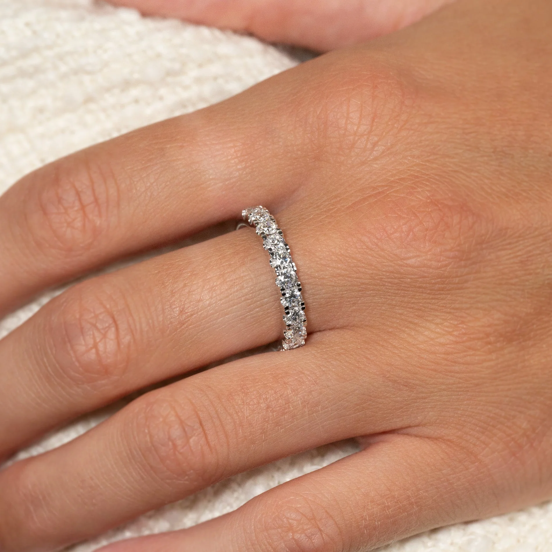 ALLIANCE LAB-DIAMOND RING - 1.0ct - WG - Image 4
