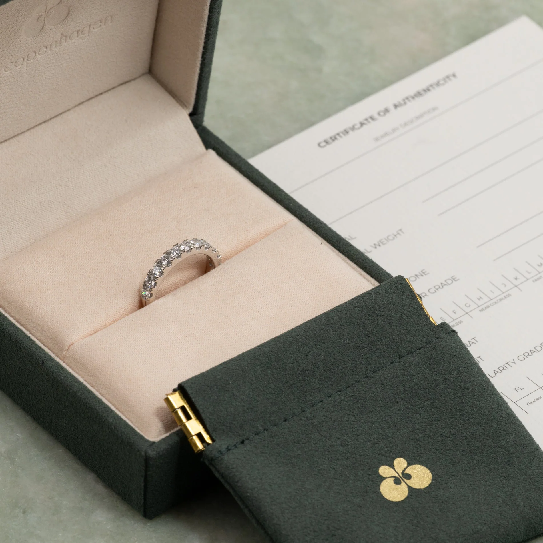 ALLIANCE LAB-DIAMOND RING - 1.0ct - WG - Image 6