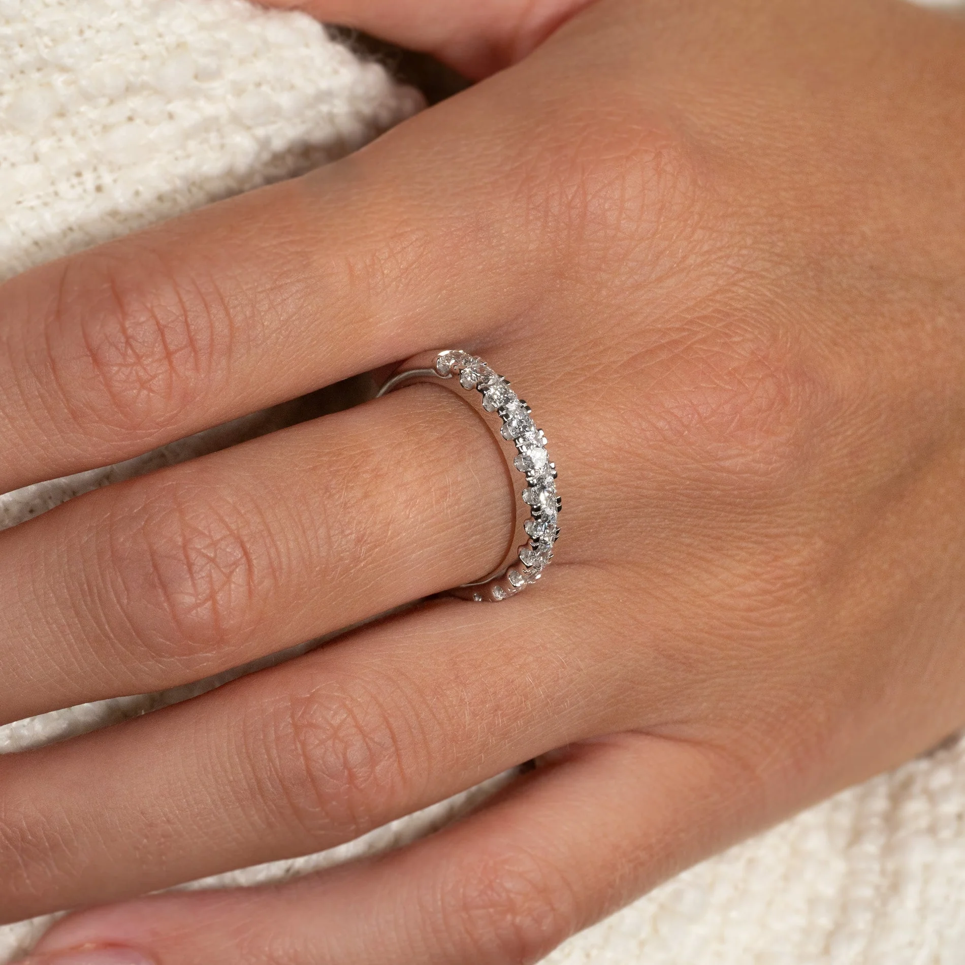 ALLIANCE LAB-DIAMOND RING - 1.0ct - WG - Image 7