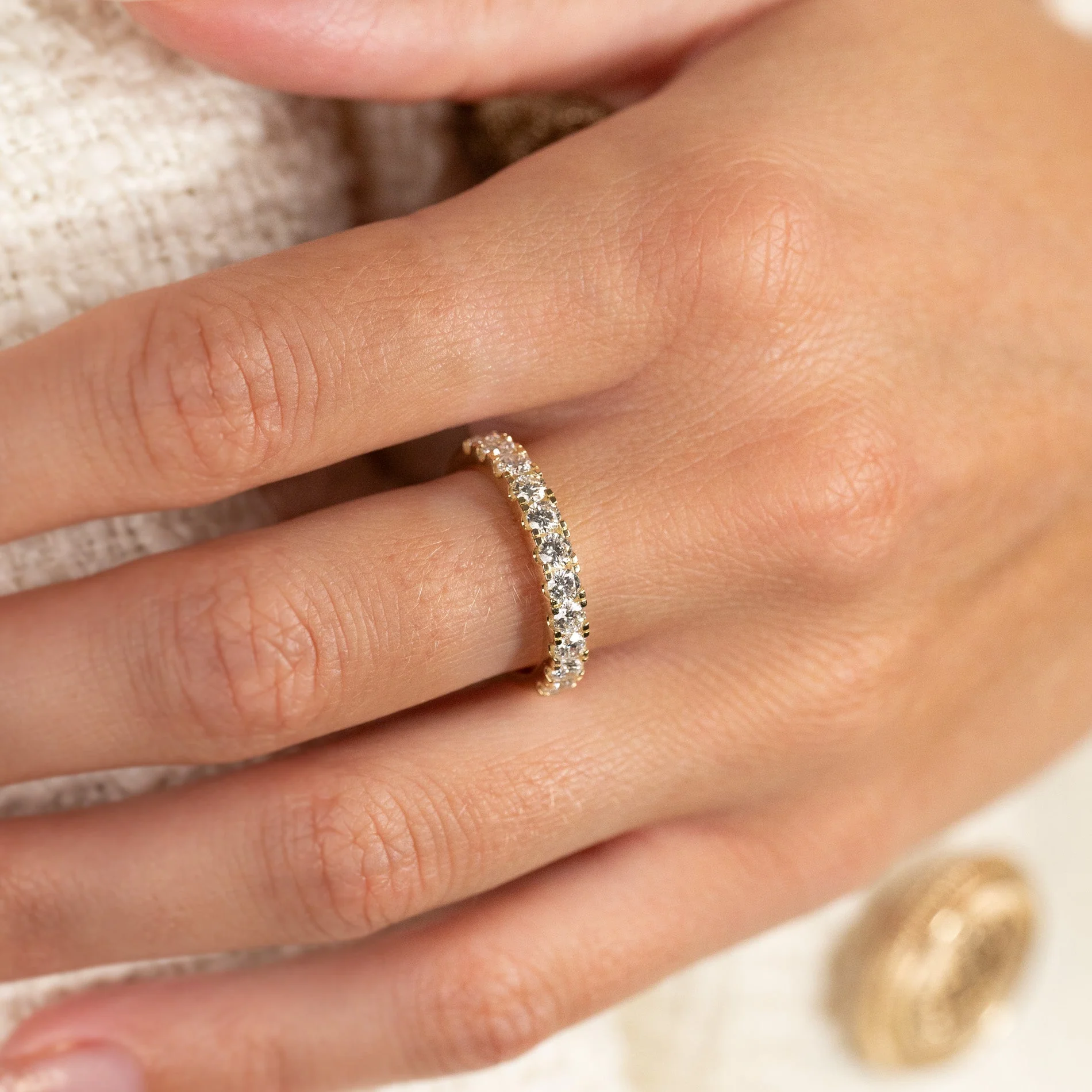 ALLIANCE LAB-DIAMOND RING - 1.0ct - YG - Image 13