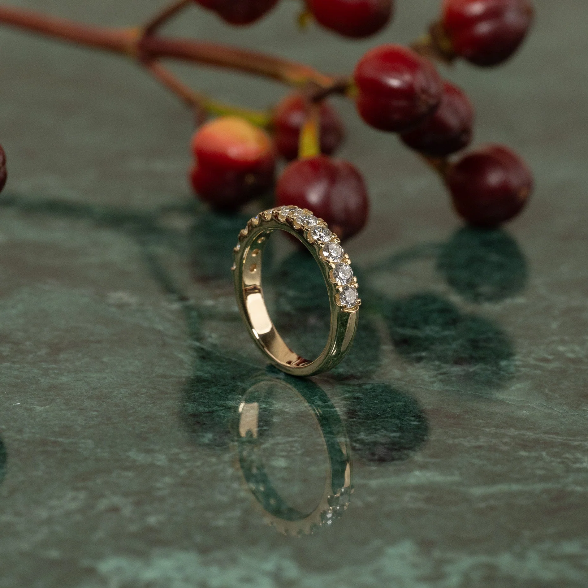 ALLIANCE LAB-DIAMOND RING - 1.0ct - YG - Image 3