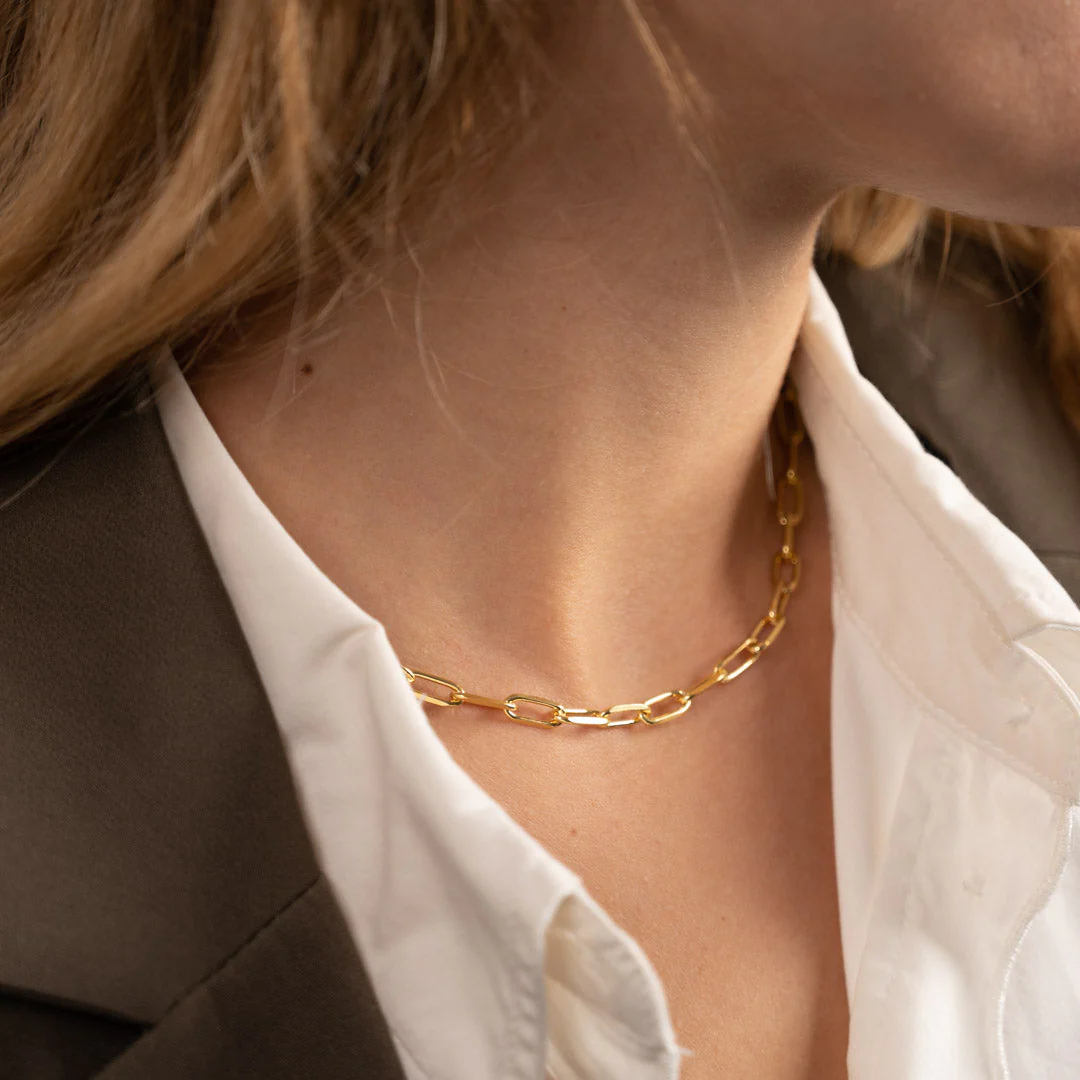 ALMA LARGE LINK GOLDEN CHAIN - Image 3
