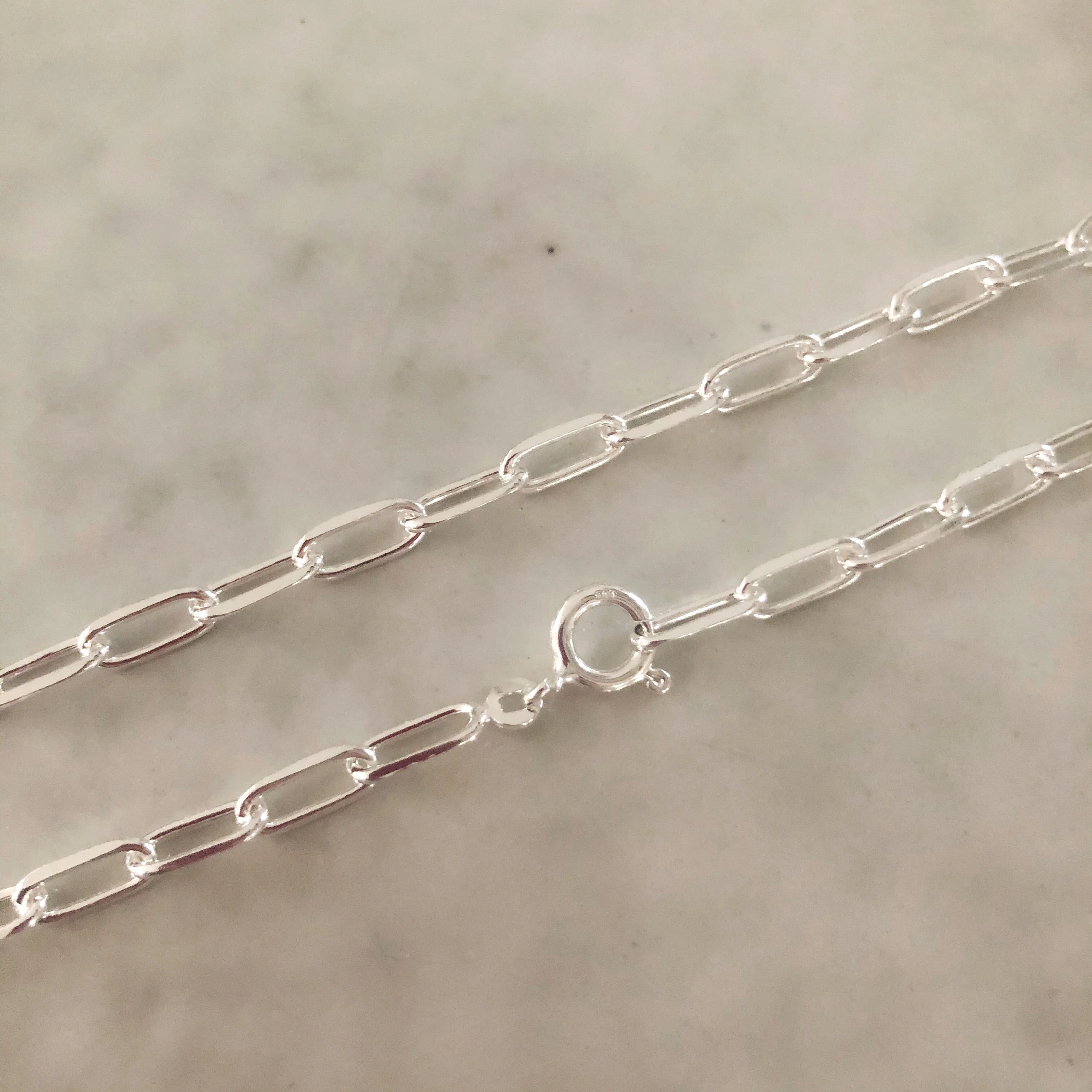 ALMA LARGE LINK SILVER CHAIN - Image 4