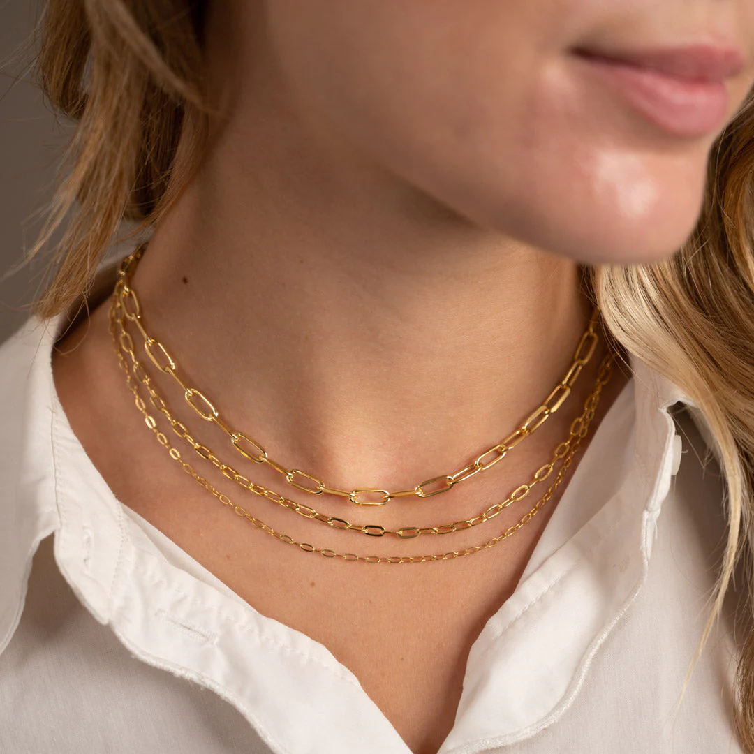 ALMA MEDIUM LINK GOLDEN CHAIN - Image 6