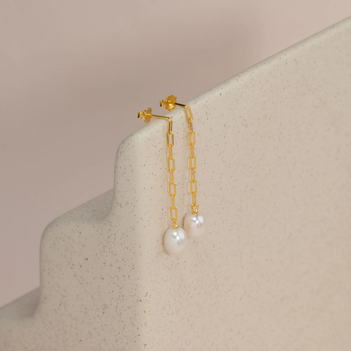AMALIA PEARL GOLDEN EARRING - Image 5