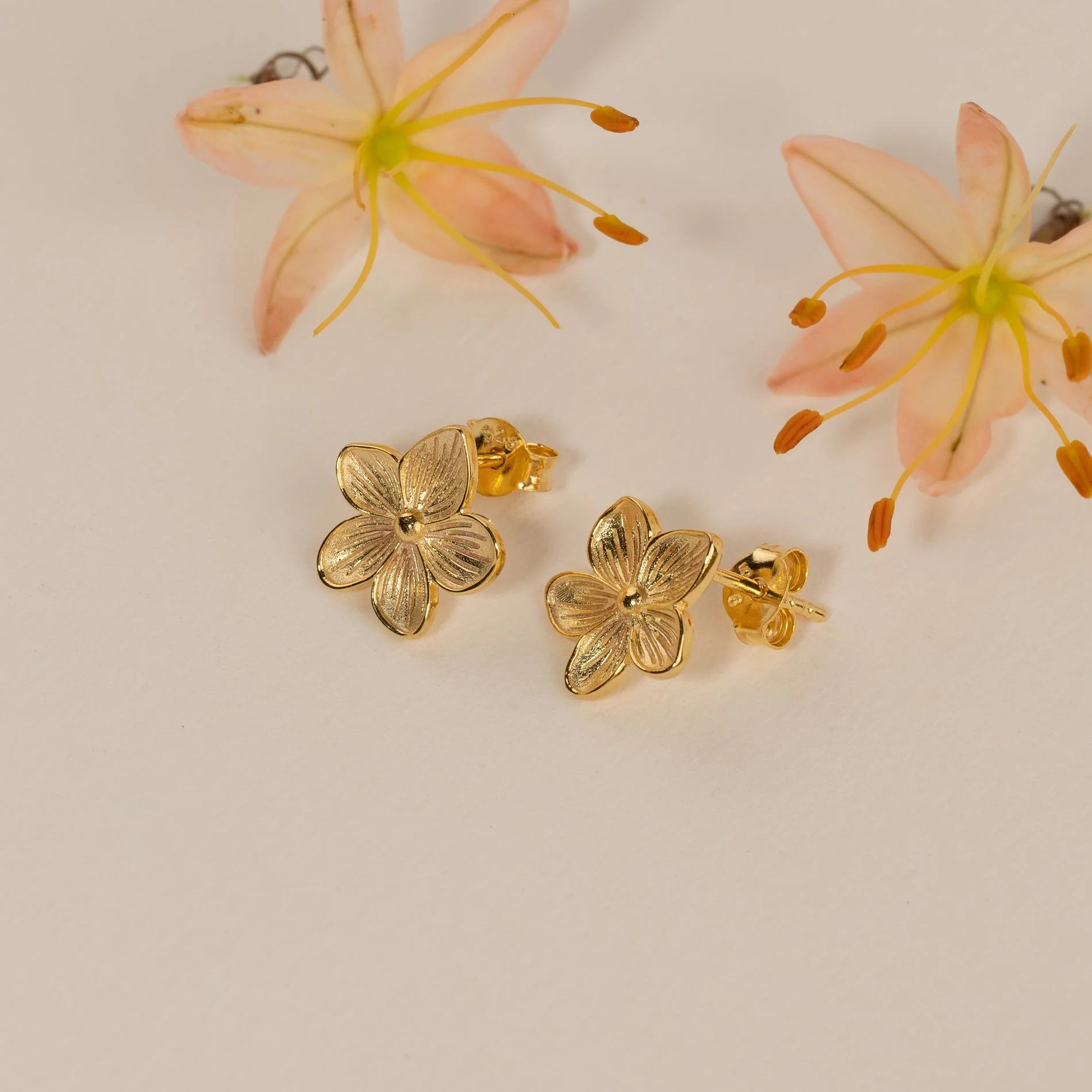 ANE GOLDEN STUD EARRING - Image 5