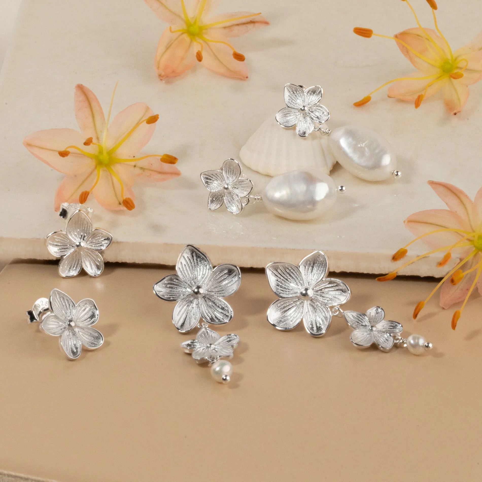 ANE SILVER STUD EARRING - Image 7