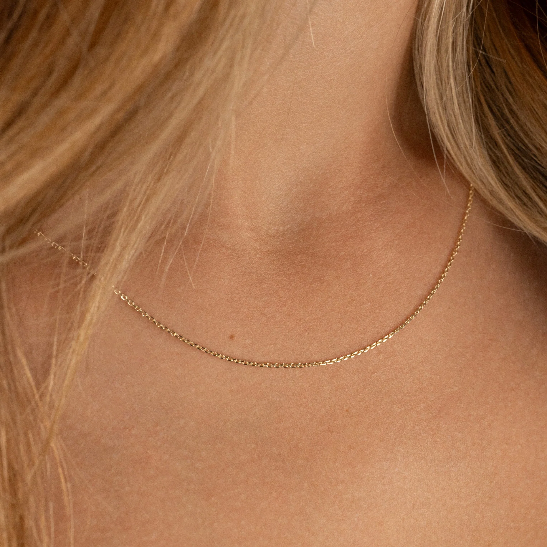 BASIC LINK SOLID GOLD CHAIN - Image 4