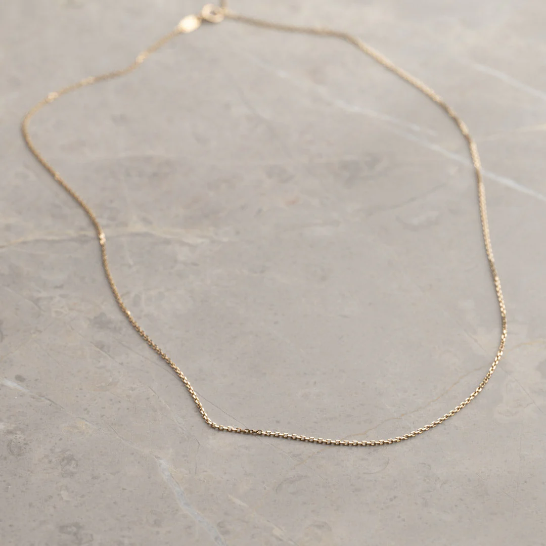 BASIC LINK SOLID GOLD CHAIN - Image 7