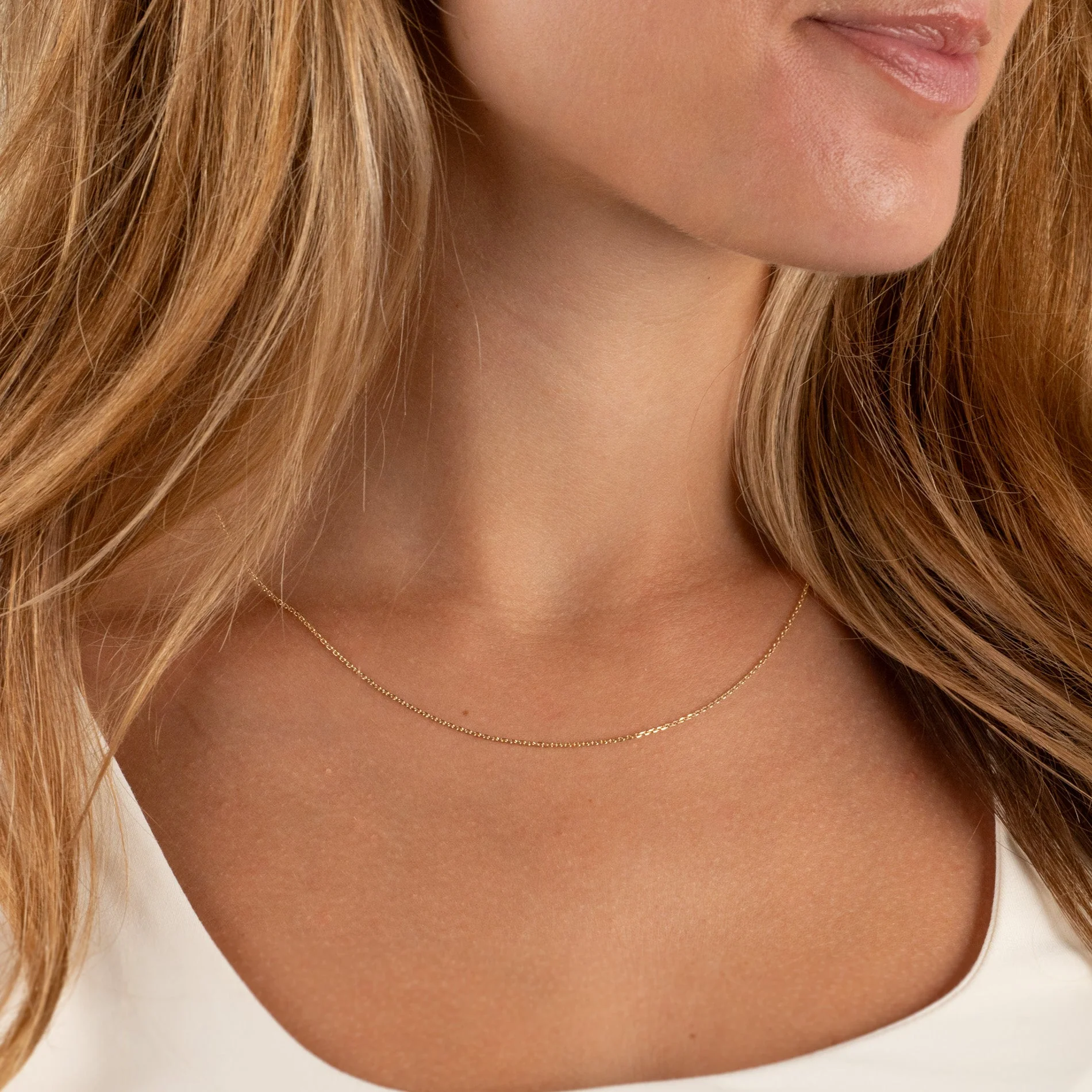BASIC LINK SOLID GOLD CHAIN - Image 8