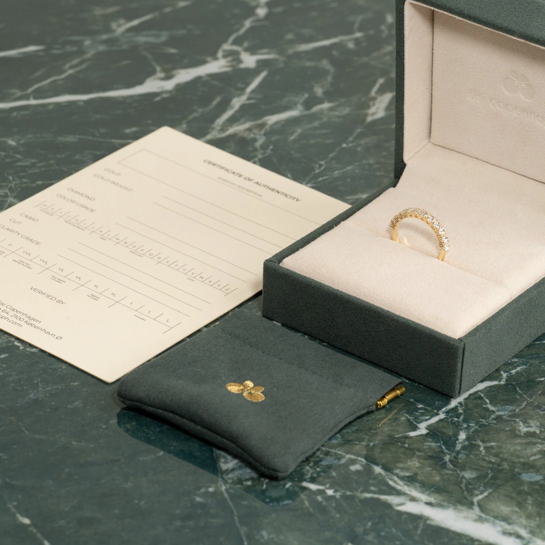BASKET-SET OVAL-CUT ALLIANCE LAB-DIAMOND RING - 1.0ct - YG - Image 4