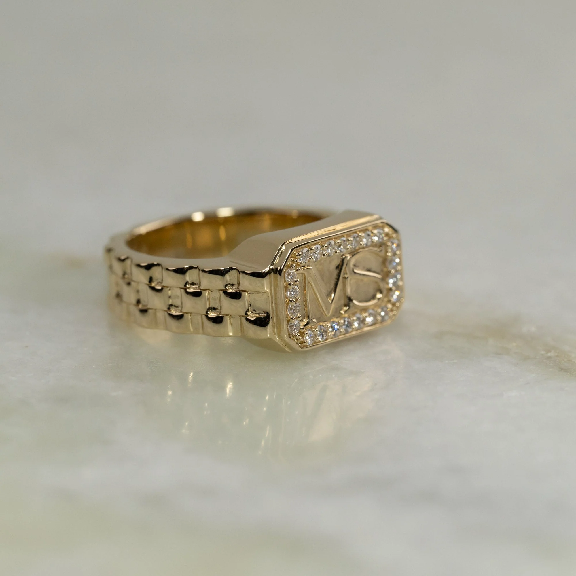 MS SIGNET DIAMOND RING - 0.24ct - Image 5
