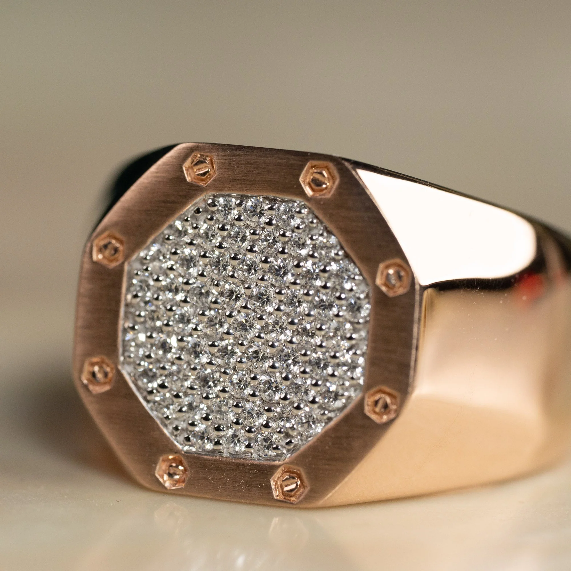 AP SIGNET DIAMOND RING - 0.45ct - Image 3