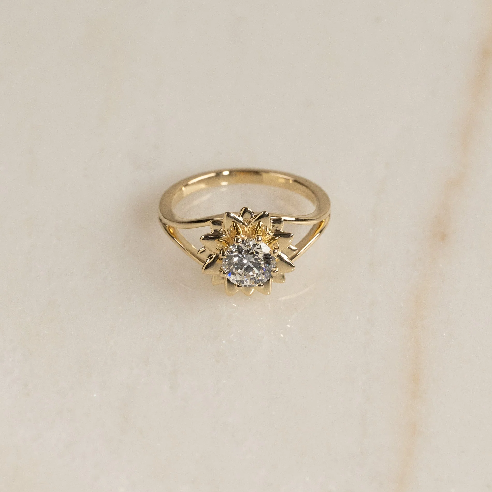 FLOWER DIAMOND RING - 1.0ct - Image 5