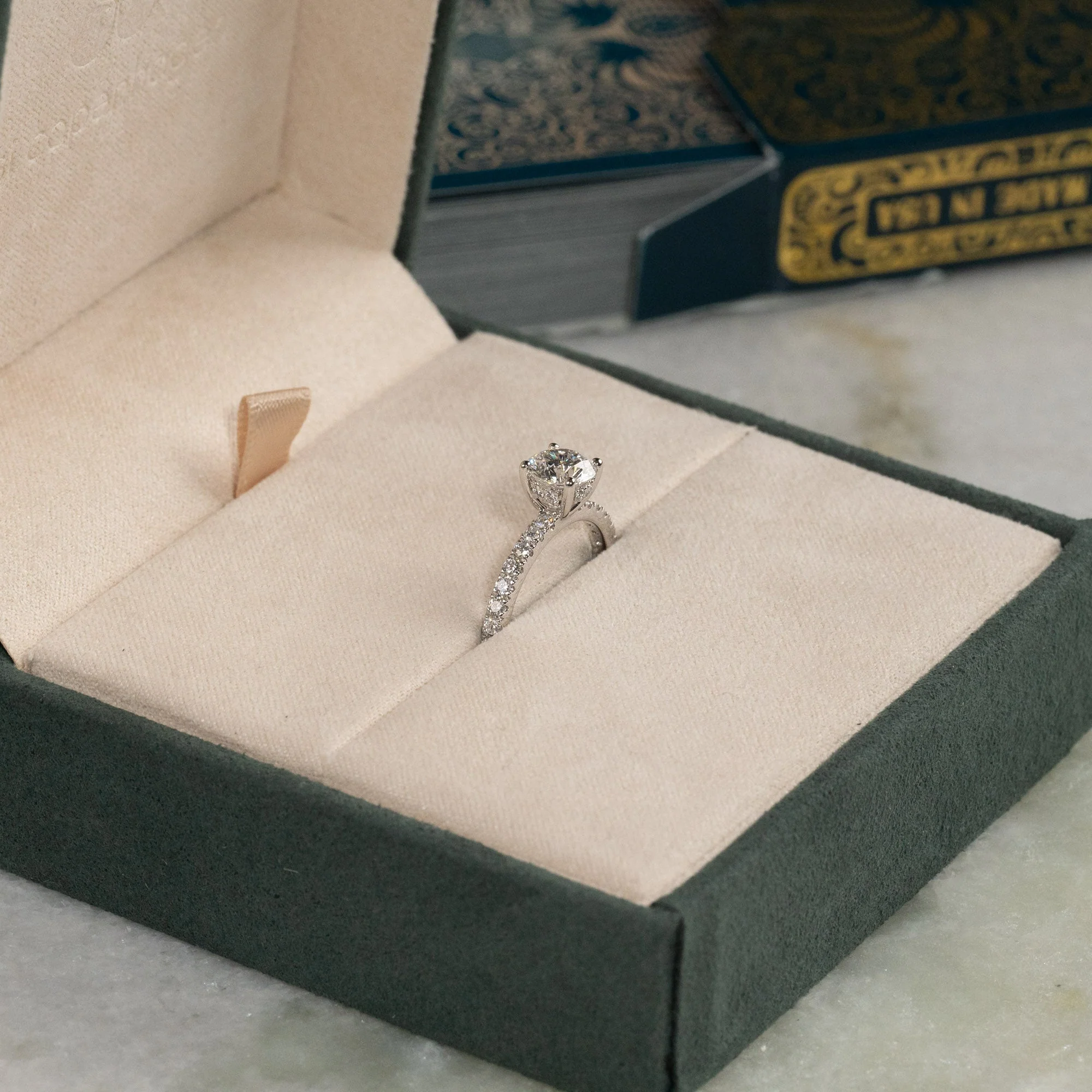 HIDDEN-HALO DIAMOND RING - 1.5ct - Image 12