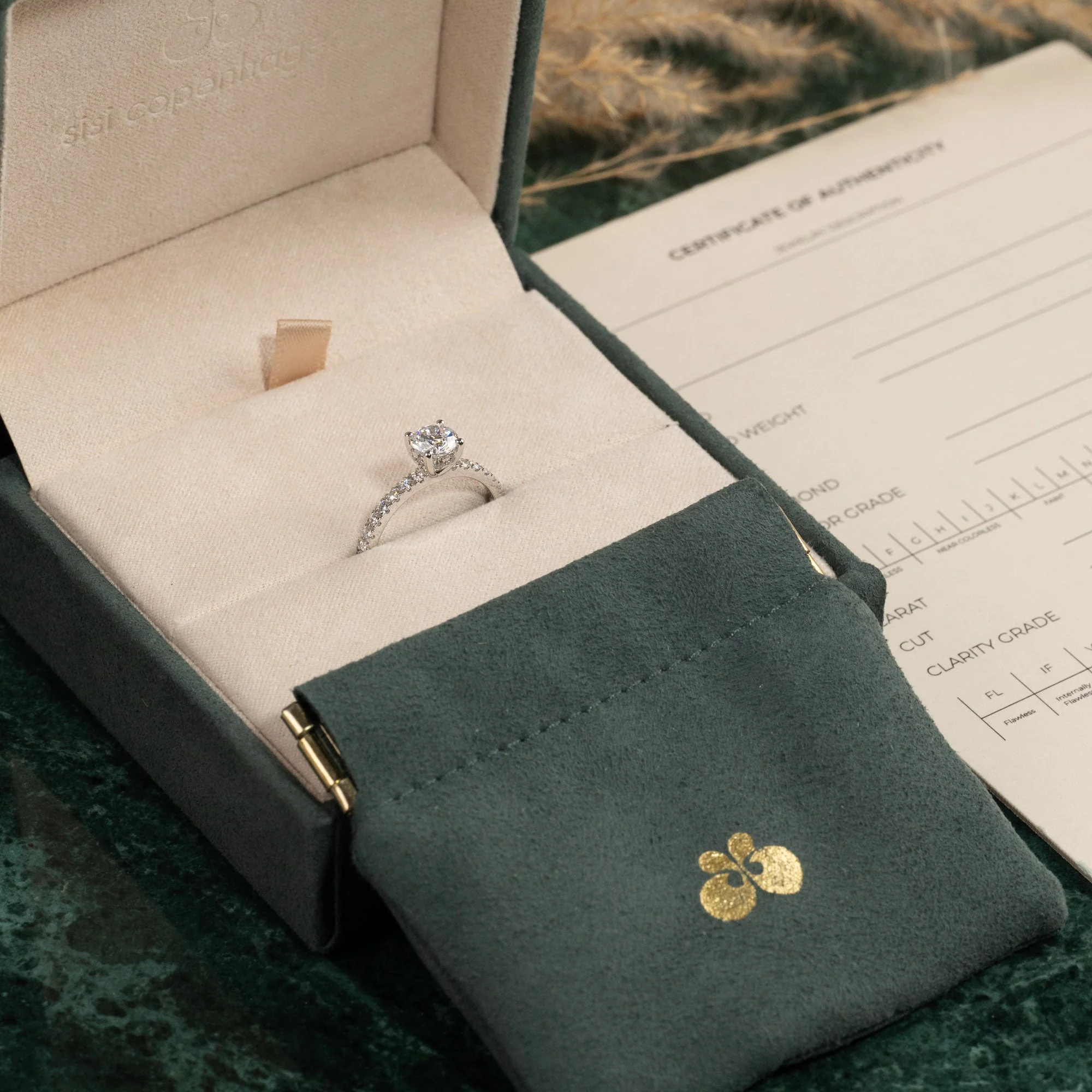 HIDDEN-HALO DIAMOND RING - 1.5ct - Image 6