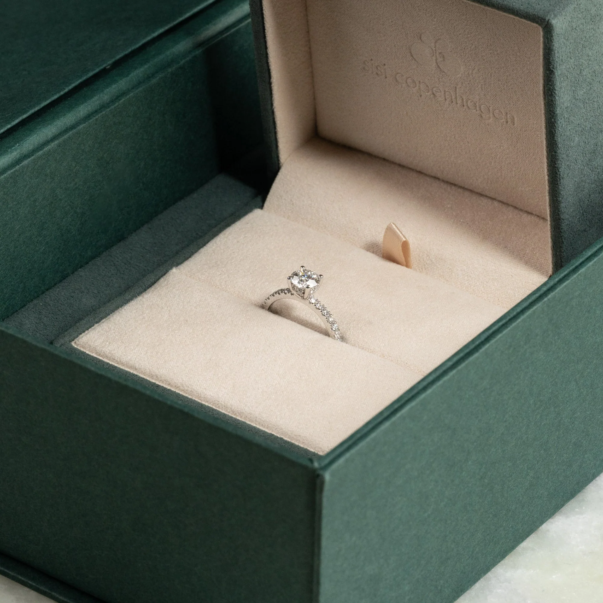 HIDDEN-HALO DIAMOND RING - 1.5ct - Image 9
