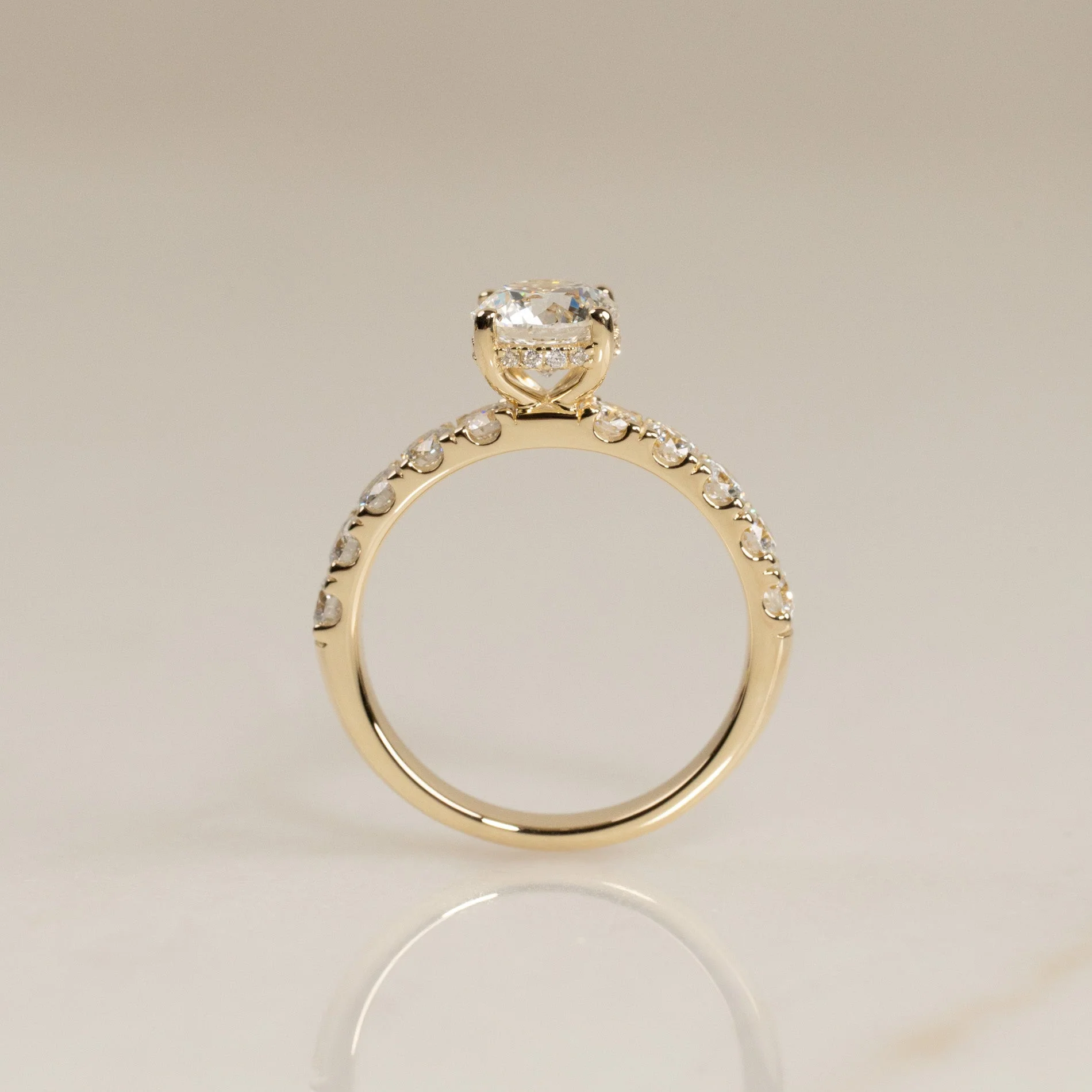 HIDDEN-HALO DIAMOND RING - 2.5ct - Image 3