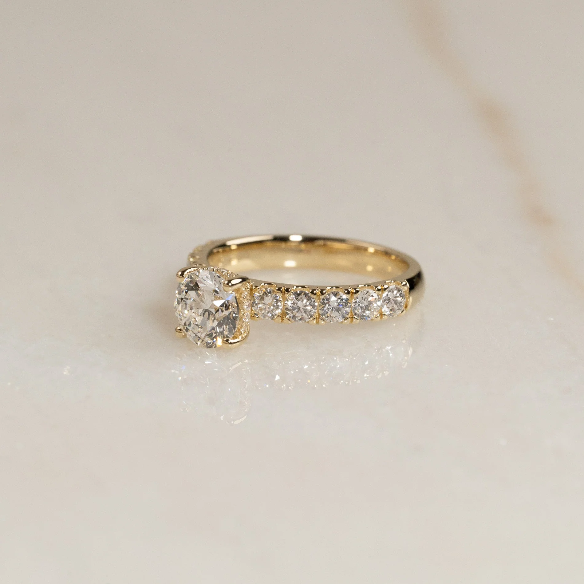 HIDDEN-HALO DIAMOND RING - 2.5ct - Image 5