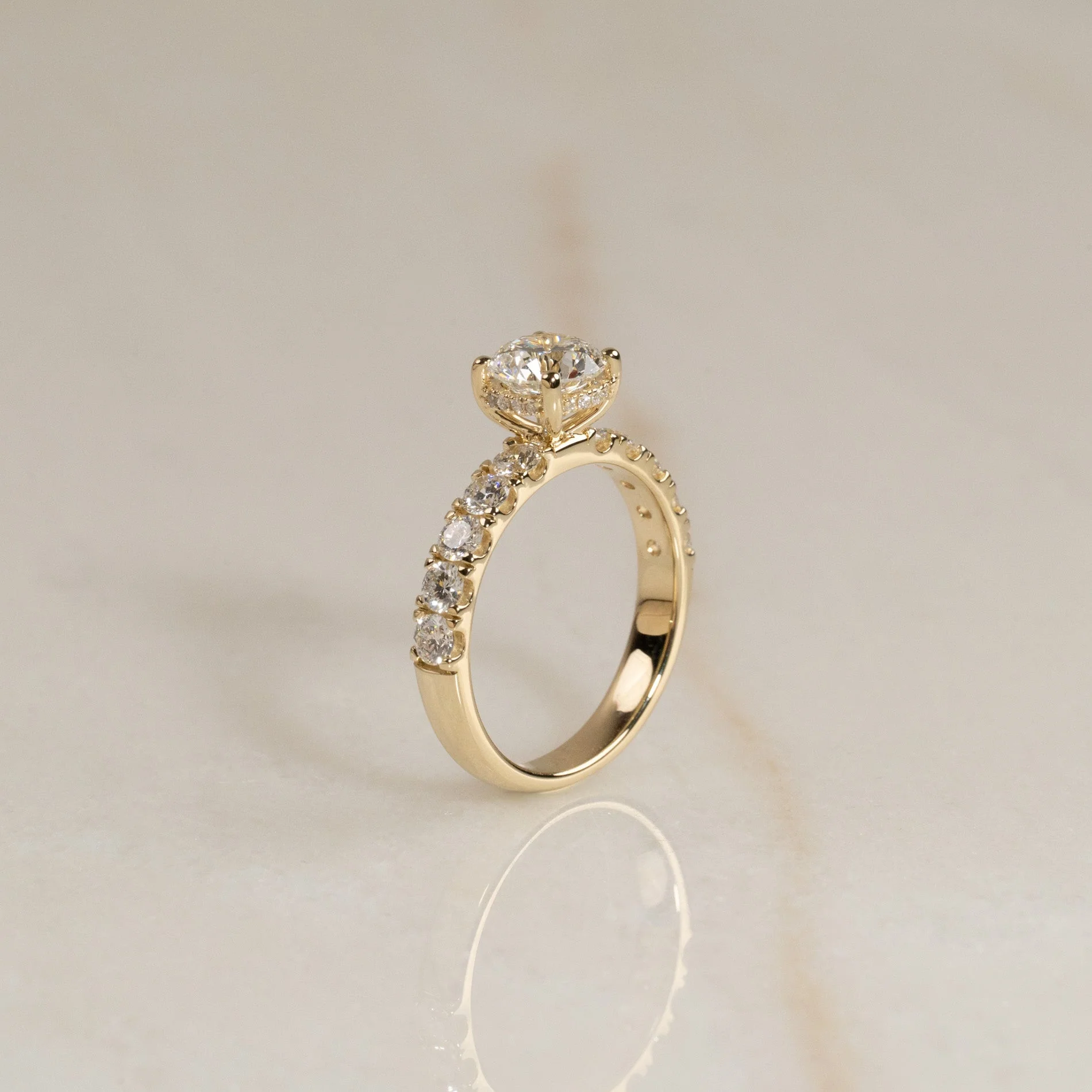 HIDDEN-HALO DIAMOND RING - 2.5ct - Image 6