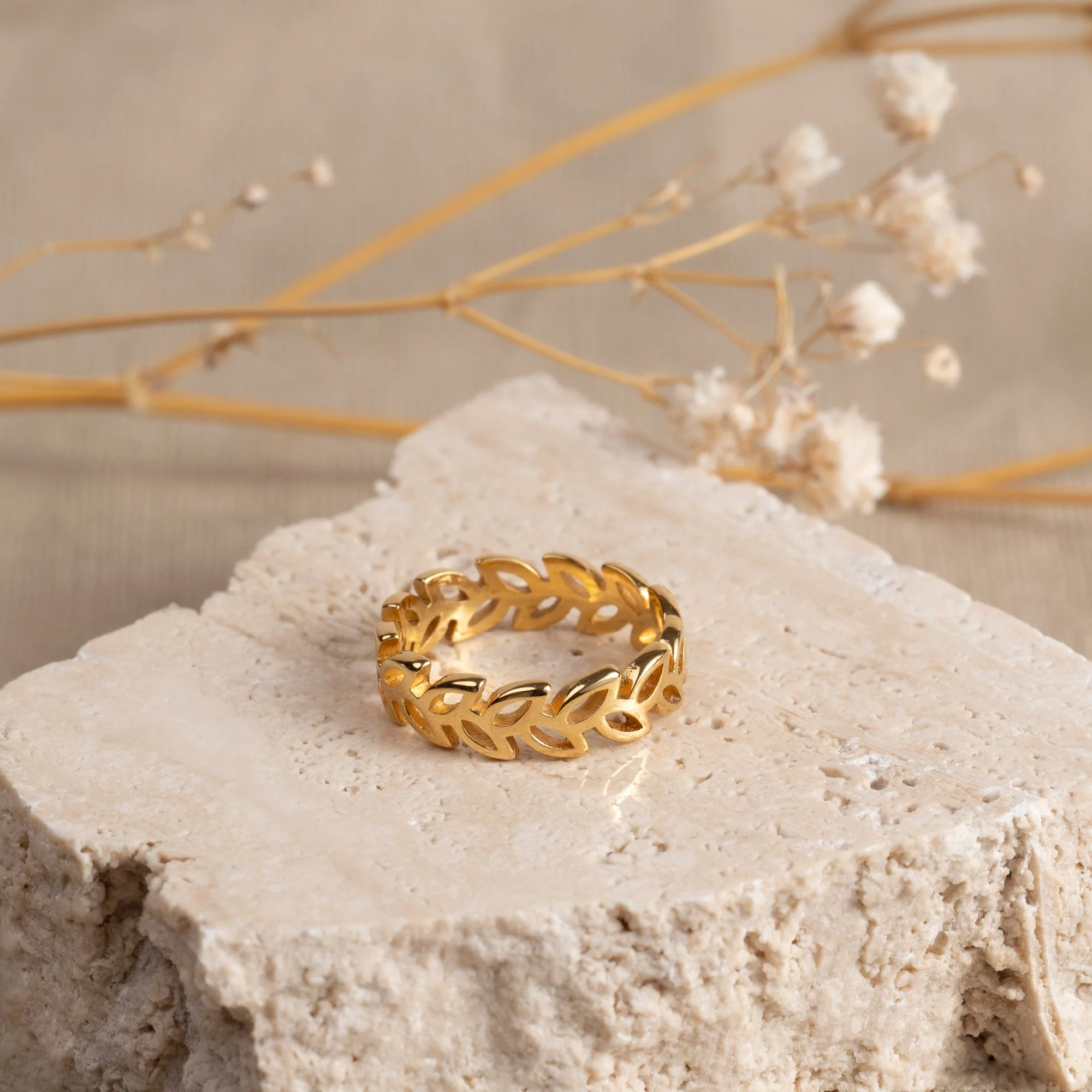 BLOOM GOLDEN RING - Image 4