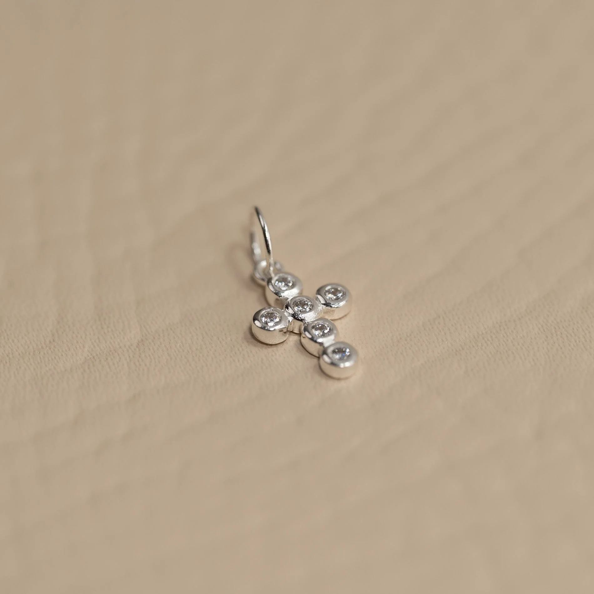 CHRISTA CRYSTAL SILVER PENDANT - Image 7