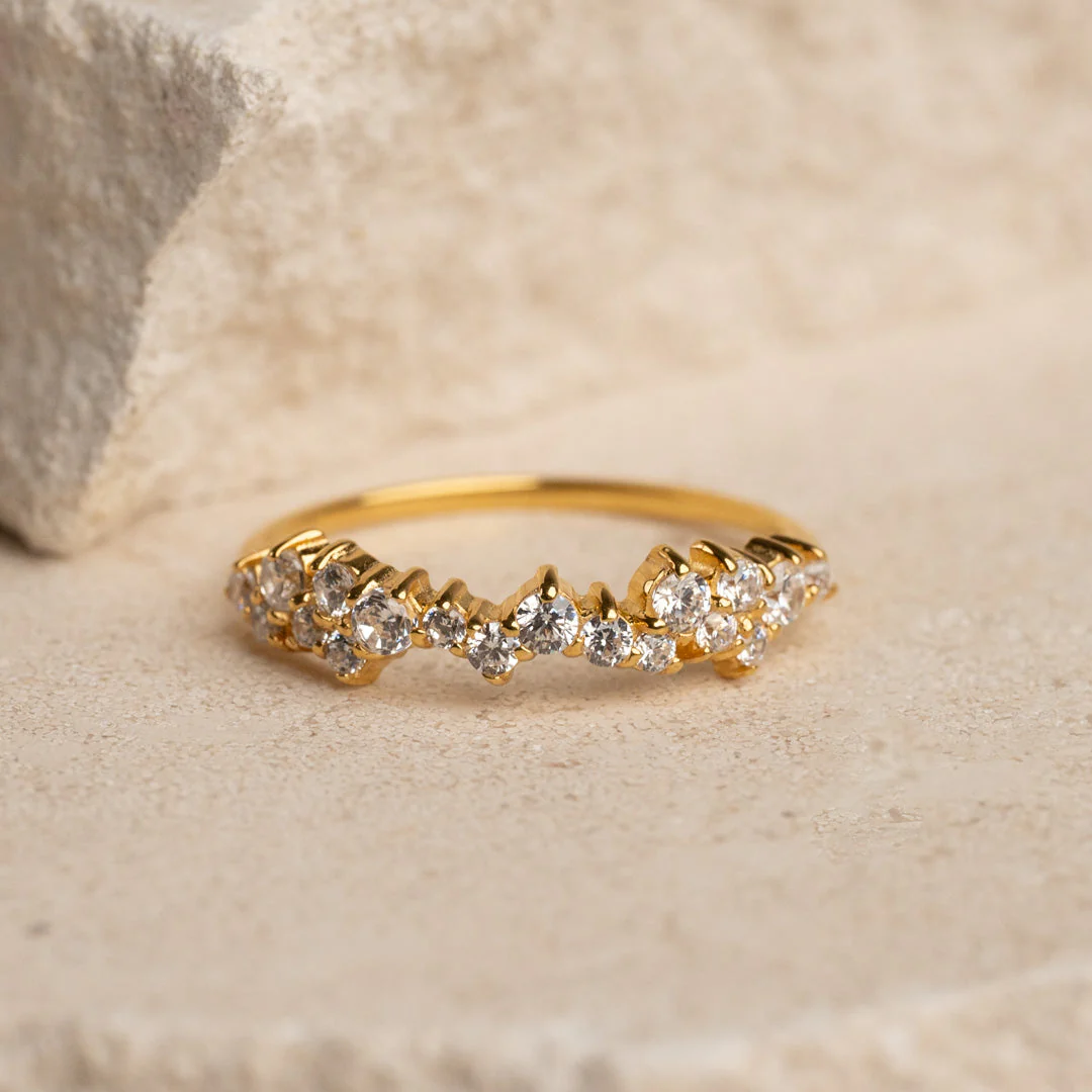 CLAIR CRYSTAL GOLDEN RING - Image 3