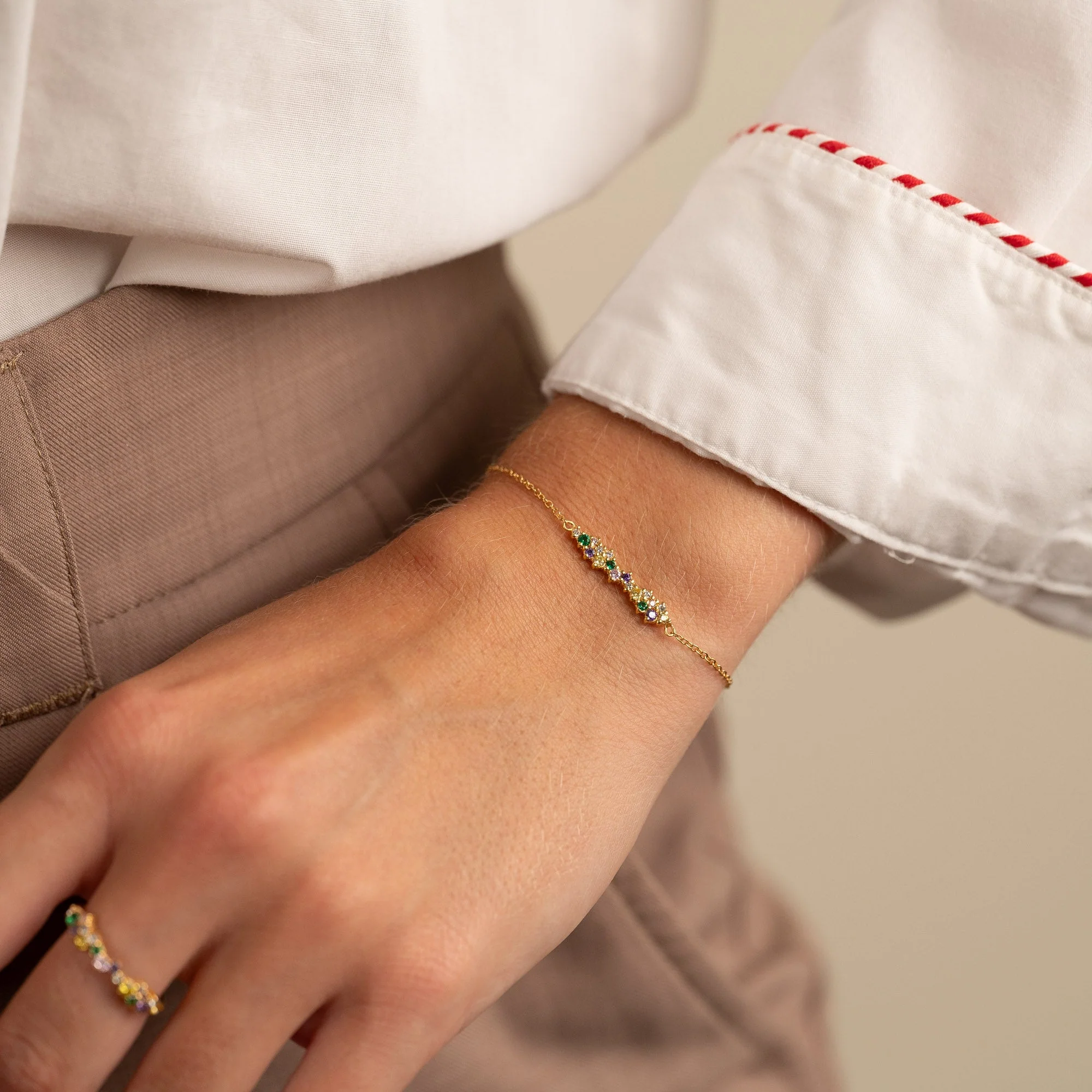 CLAIR RAINBOW GOLDEN BRACELET - Image 3