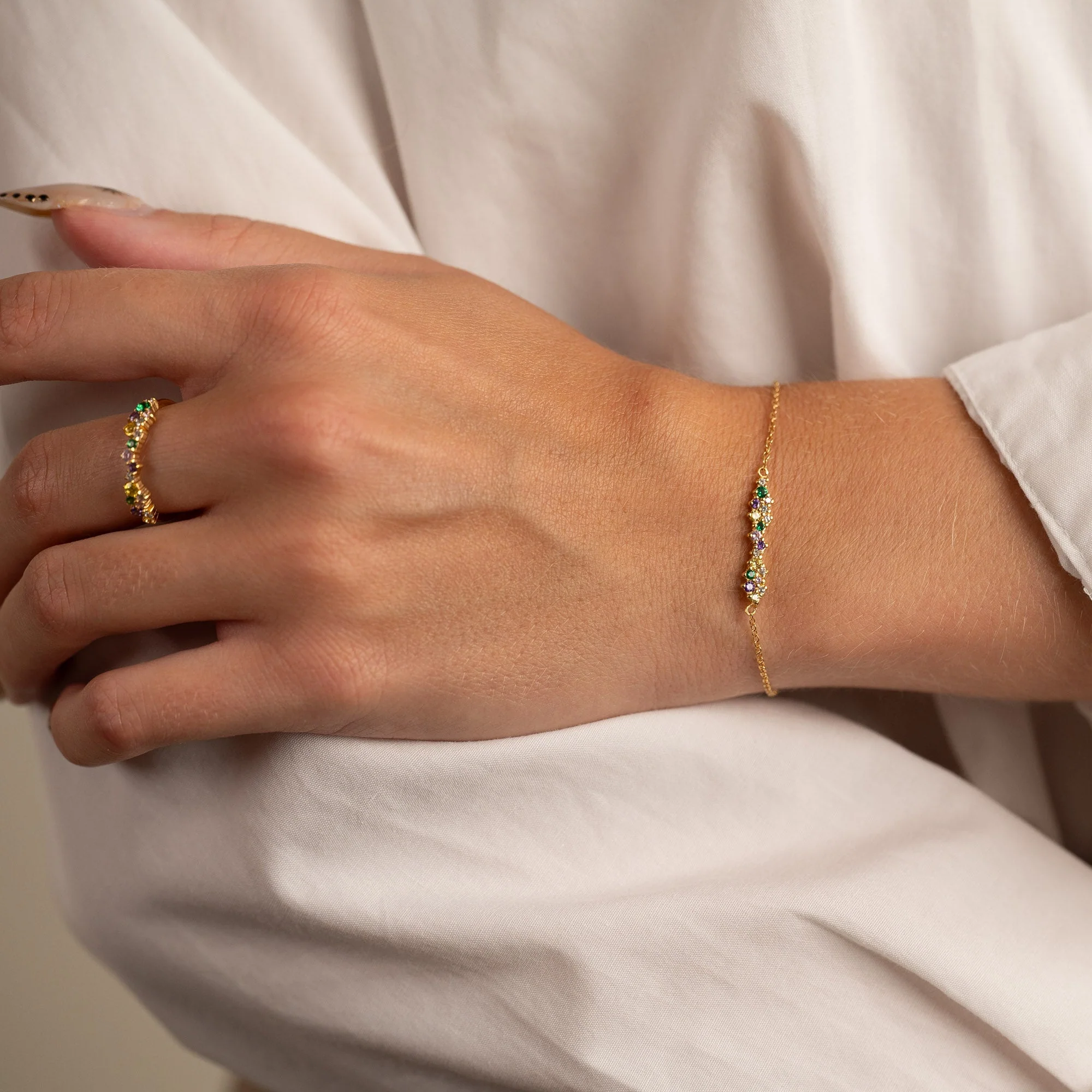 CLAIR RAINBOW GOLDEN BRACELET - Image 5