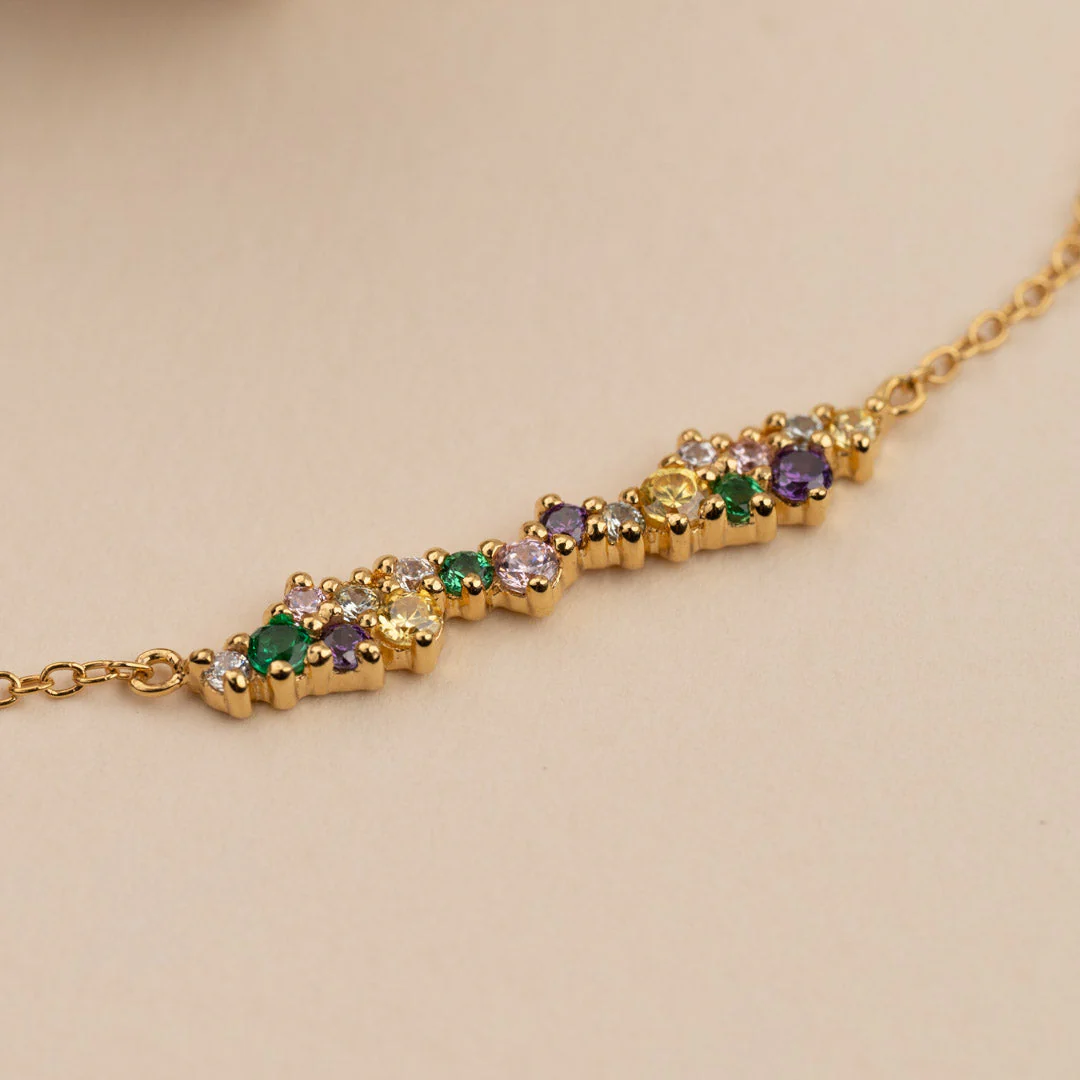 CLAIR RAINBOW GOLDEN NECKLACE - Image 4