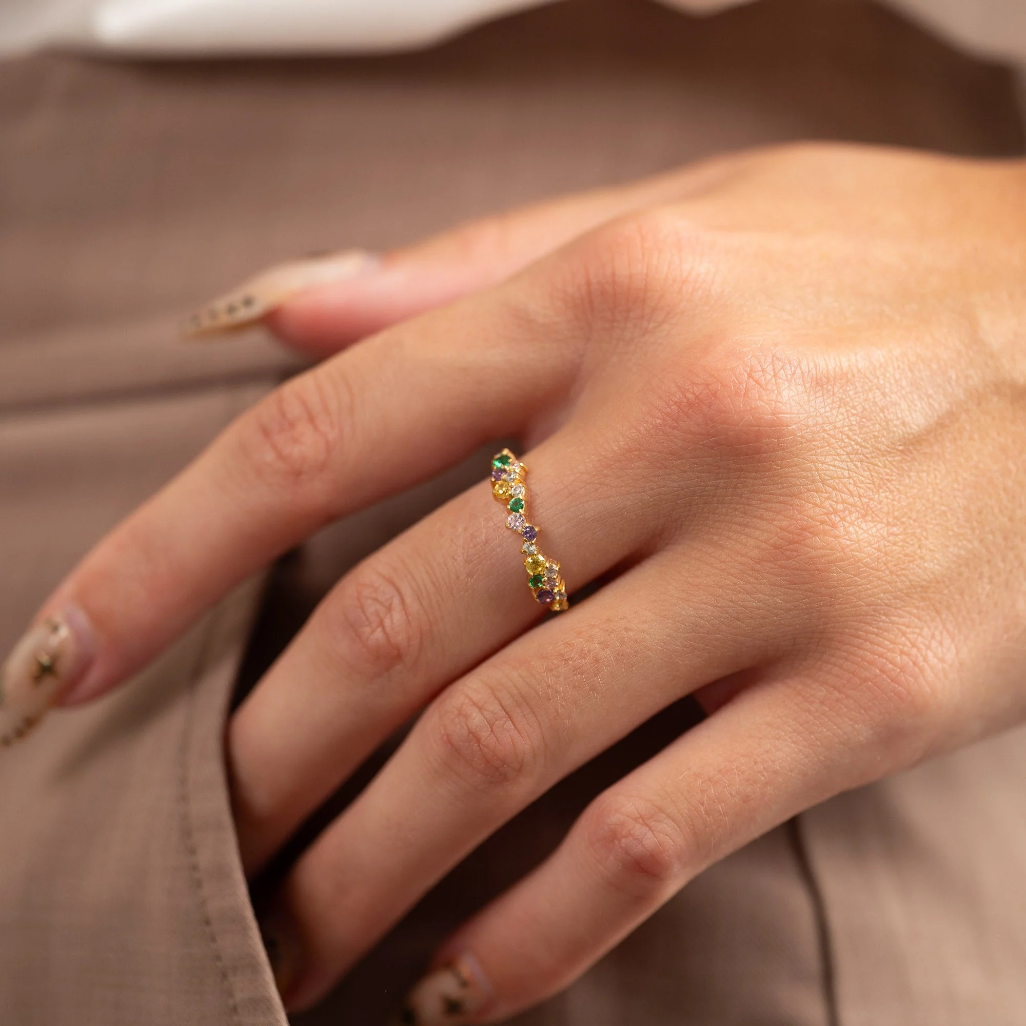 CLAIR RAINBOW GOLDEN RING - Image 2