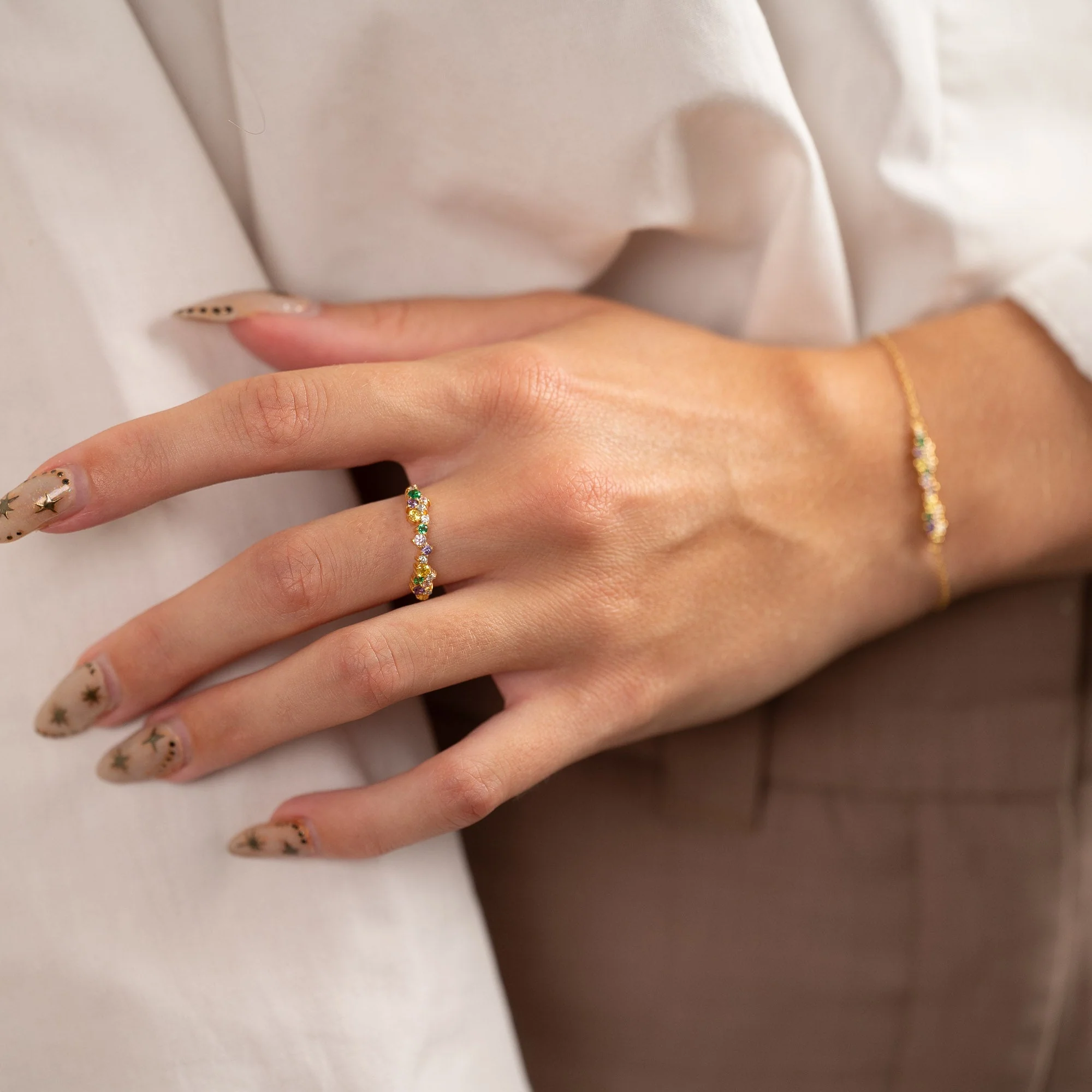 CLAIR RAINBOW GOLDEN RING - Image 6