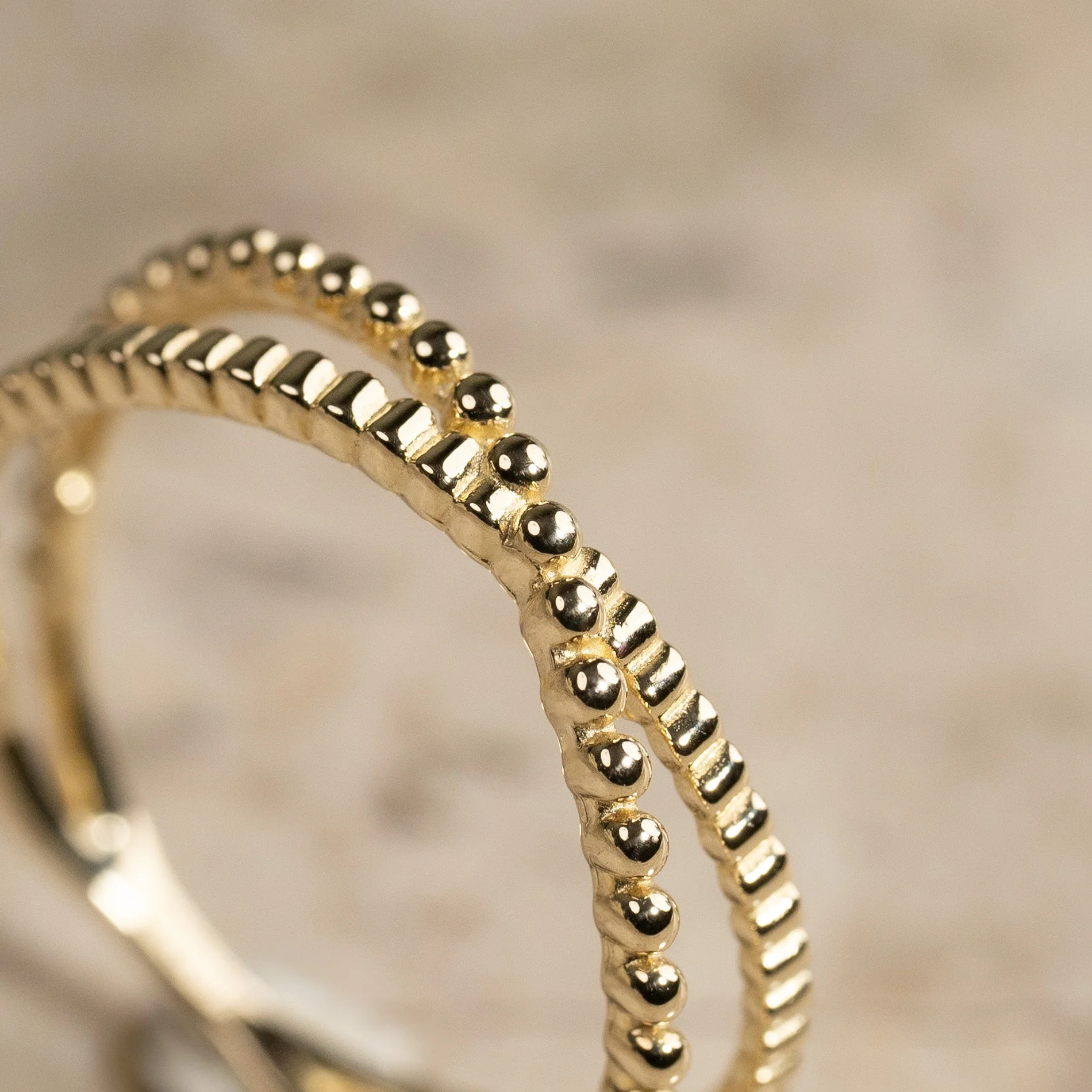 CLARISSA SOLID GOLD RING - Image 3