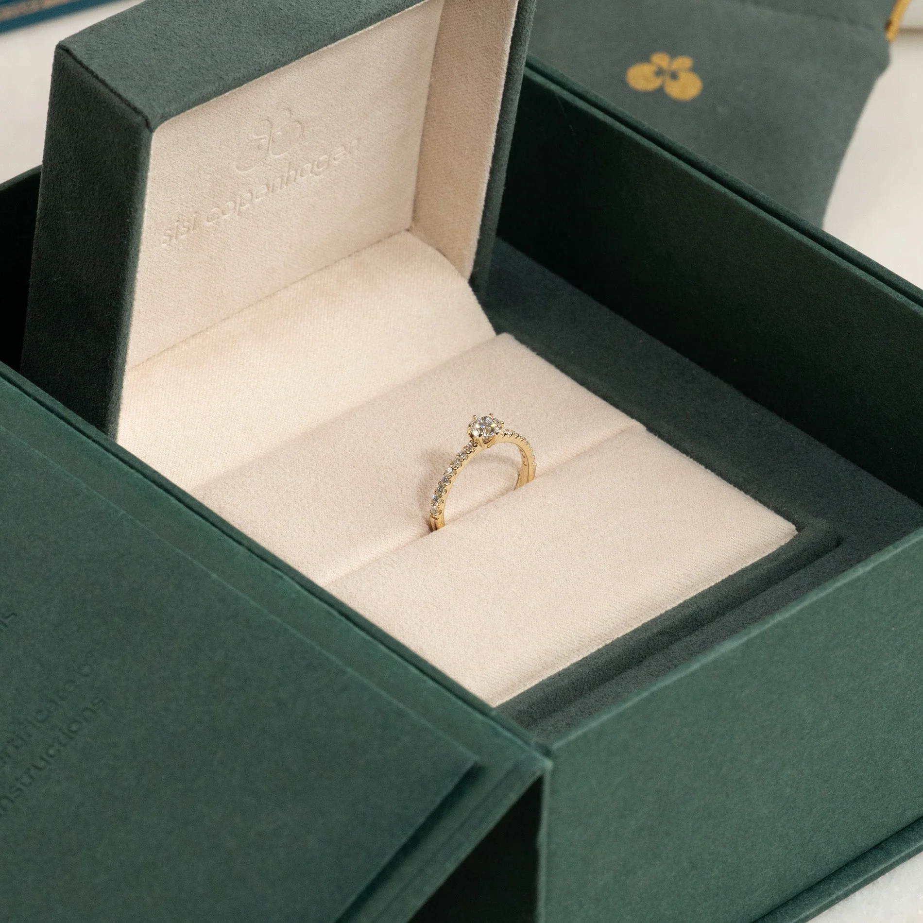 CLASSIC 6-PRONG ALLIANCE LAB-DIAMOND RING - 0.7ct - YG - Image 8