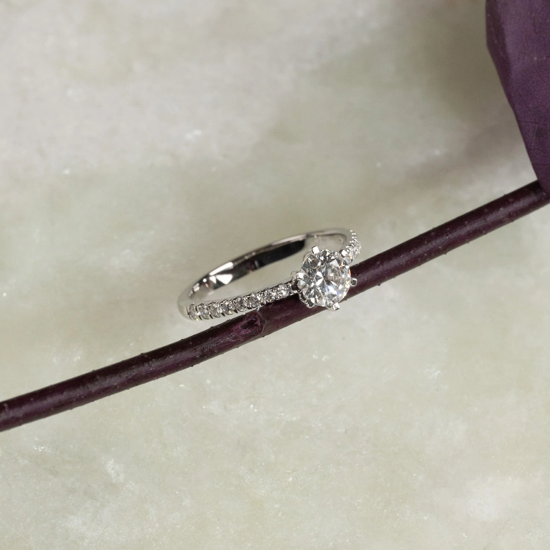 CLASSIC 6-PRONG ALLIANCE DIAMOND RING - Image 4