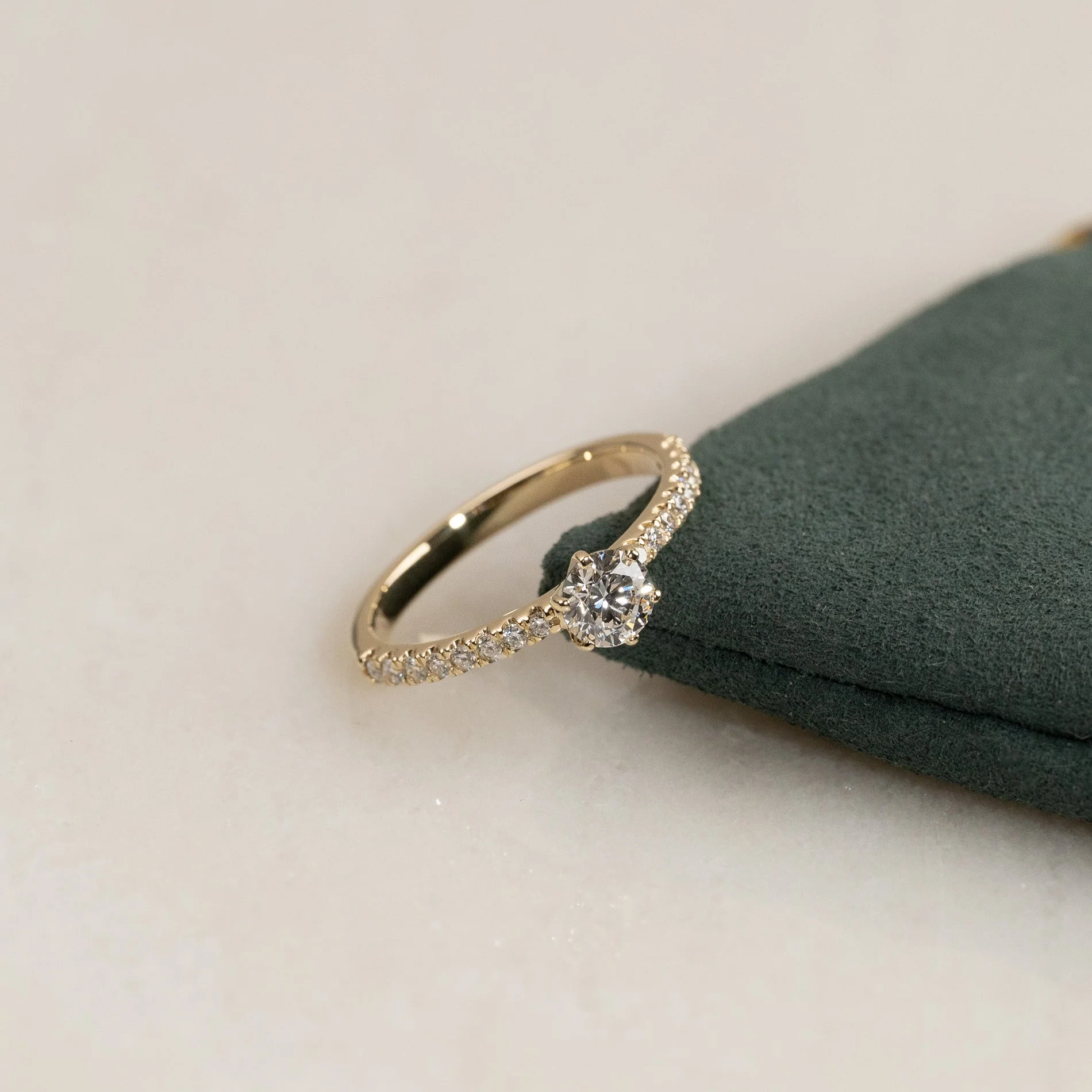 CLASSIC 6-PRONG ALLIANCE DIAMOND RING - Image 5