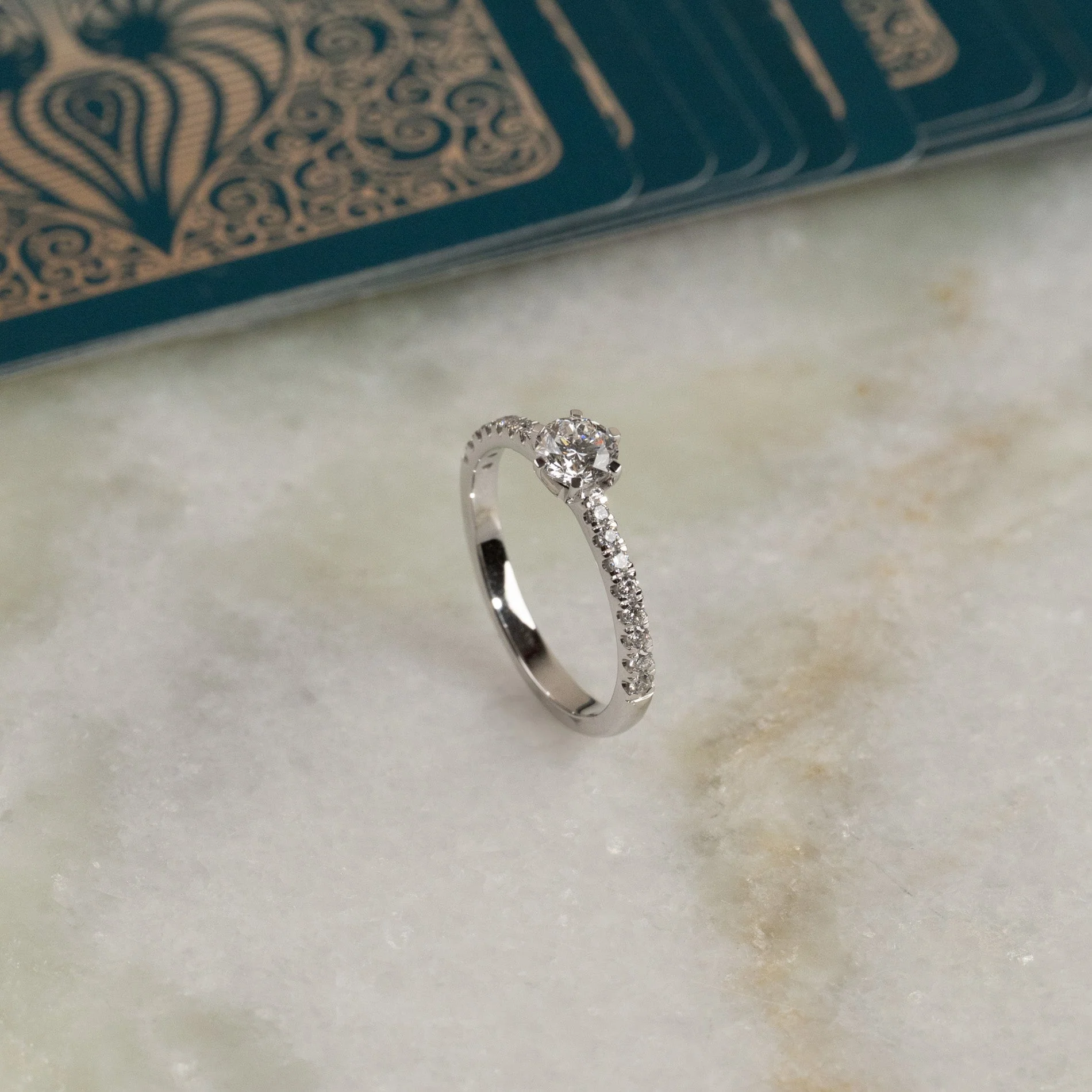 CLASSIC 6-PRONG ALLIANCE DIAMOND RING - Image 6