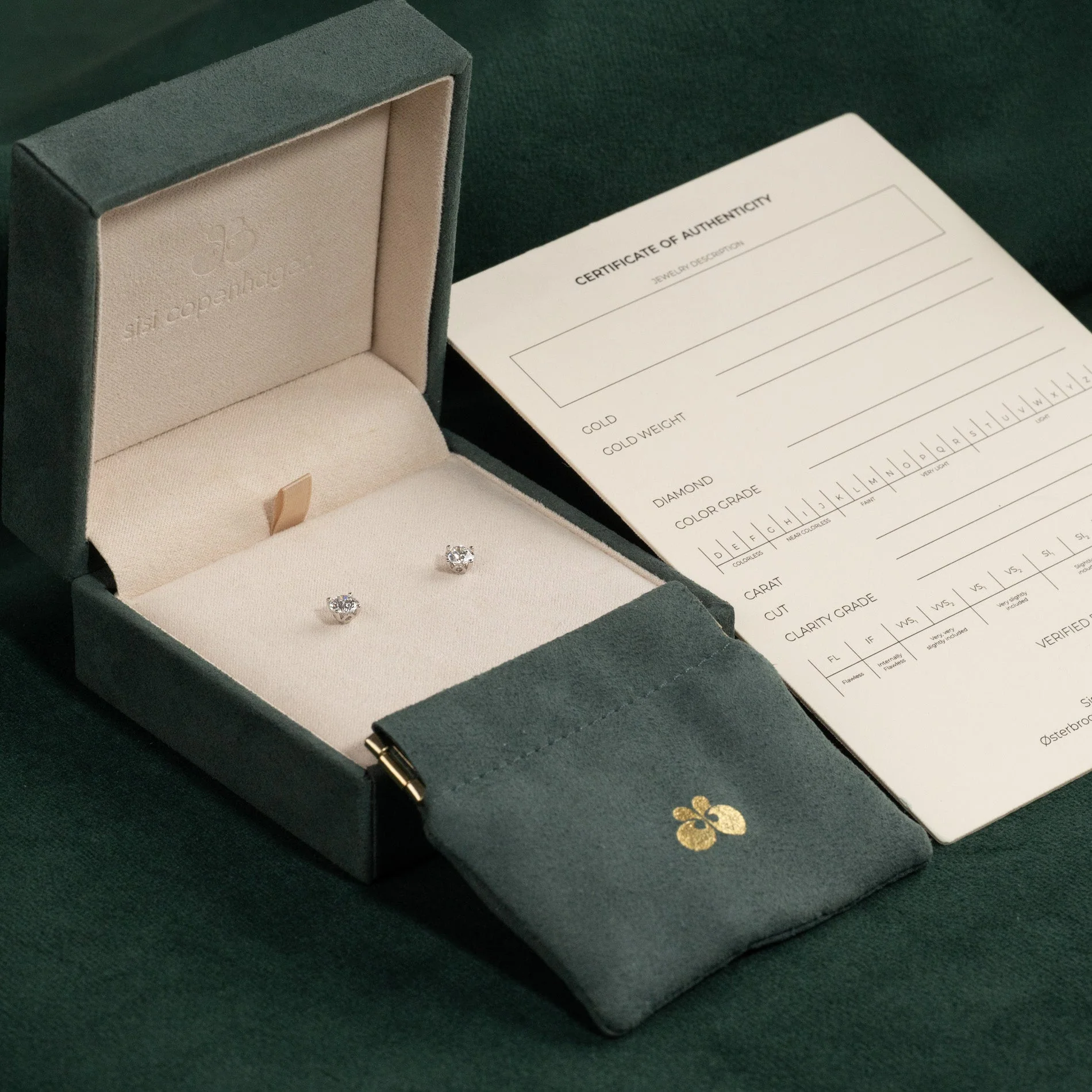CLASSIC SOLITAIRE LAB-DIAMOND STUD EARRING - 1.0ct - WG - Image 10