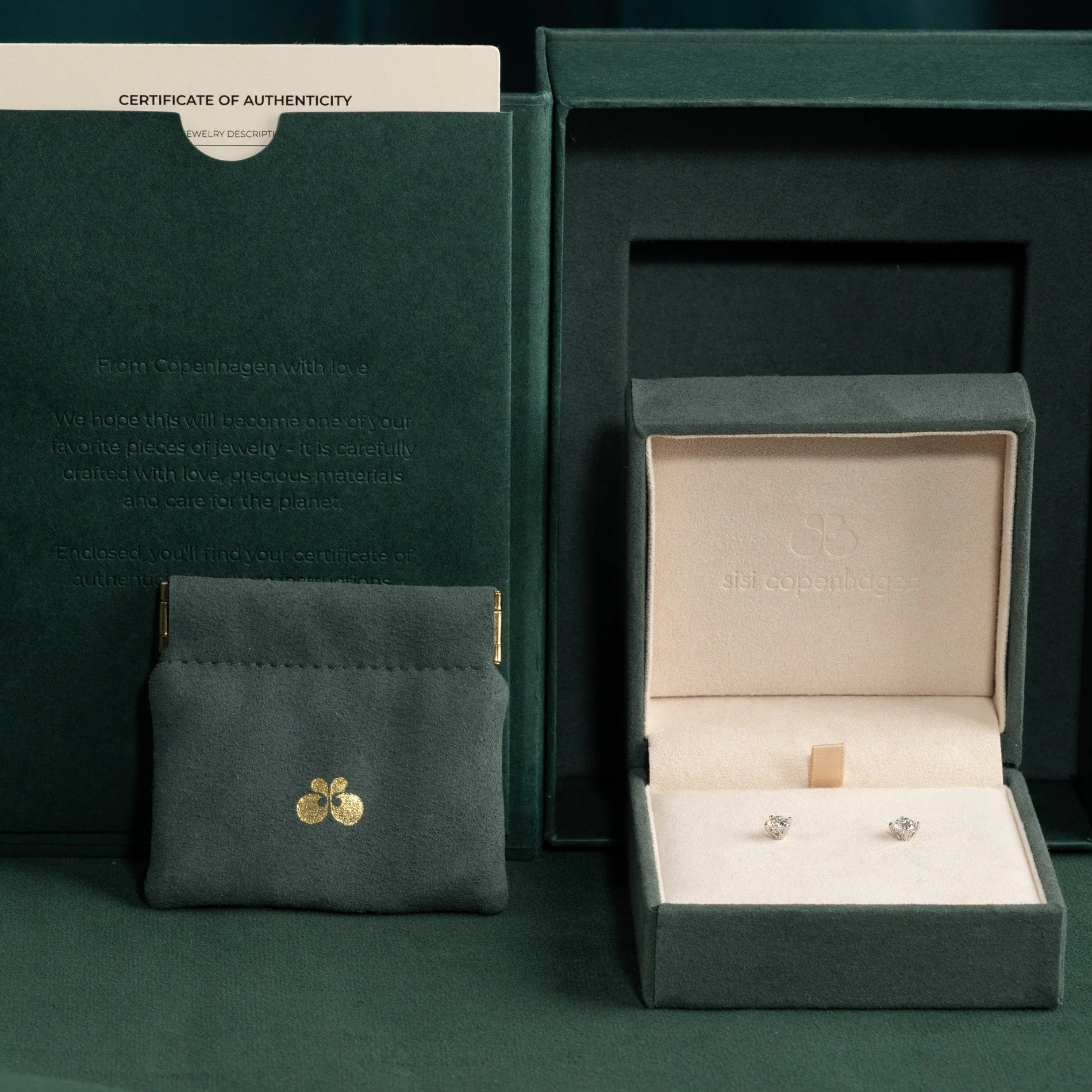 CLASSIC SOLITAIRE LAB-DIAMOND STUD EARRING - 1.0ct - WG - Image 12