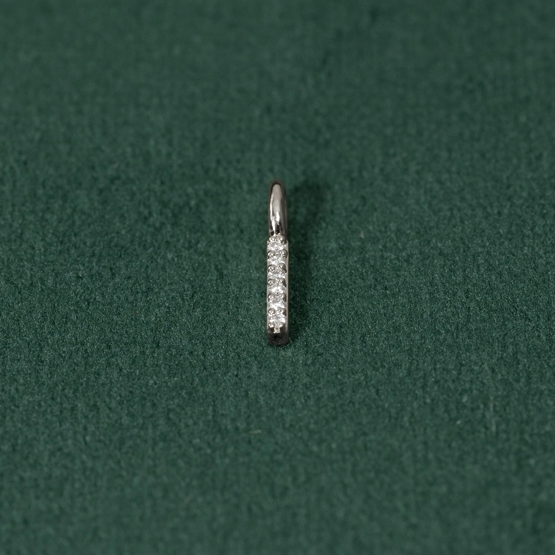 LAB-DIAMOND LETTER PENDANT - 0.1ct - WG - Image 16