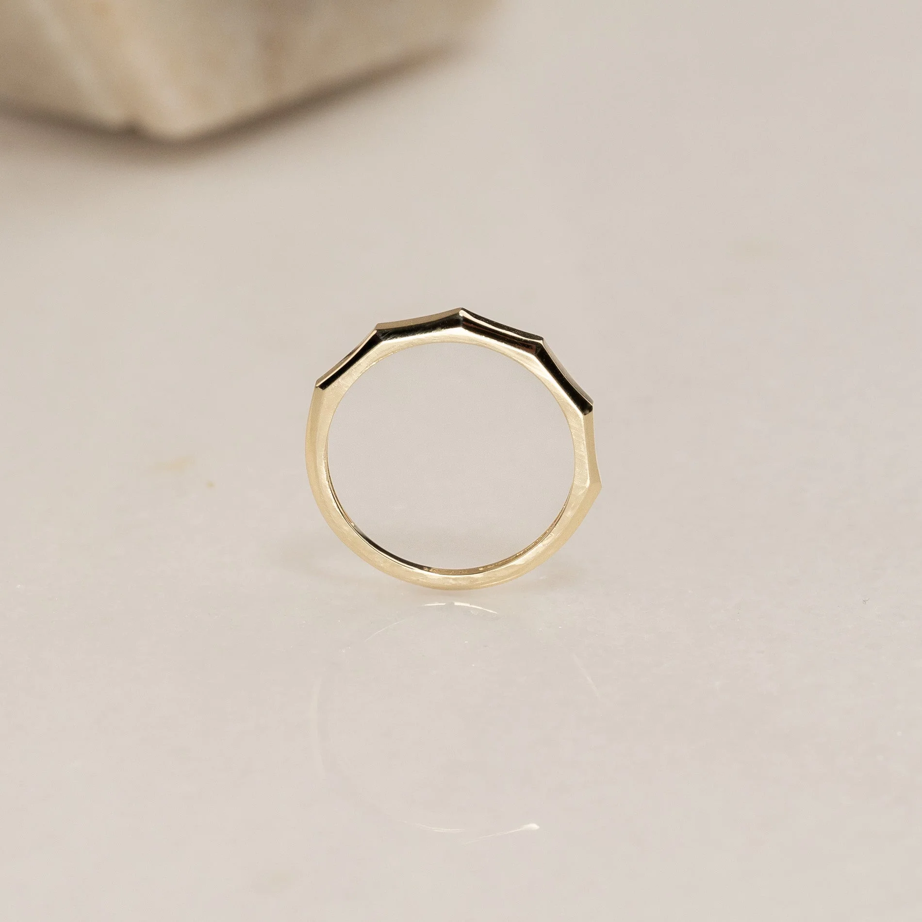 DIANA SOLID GOLD RING - Image 3