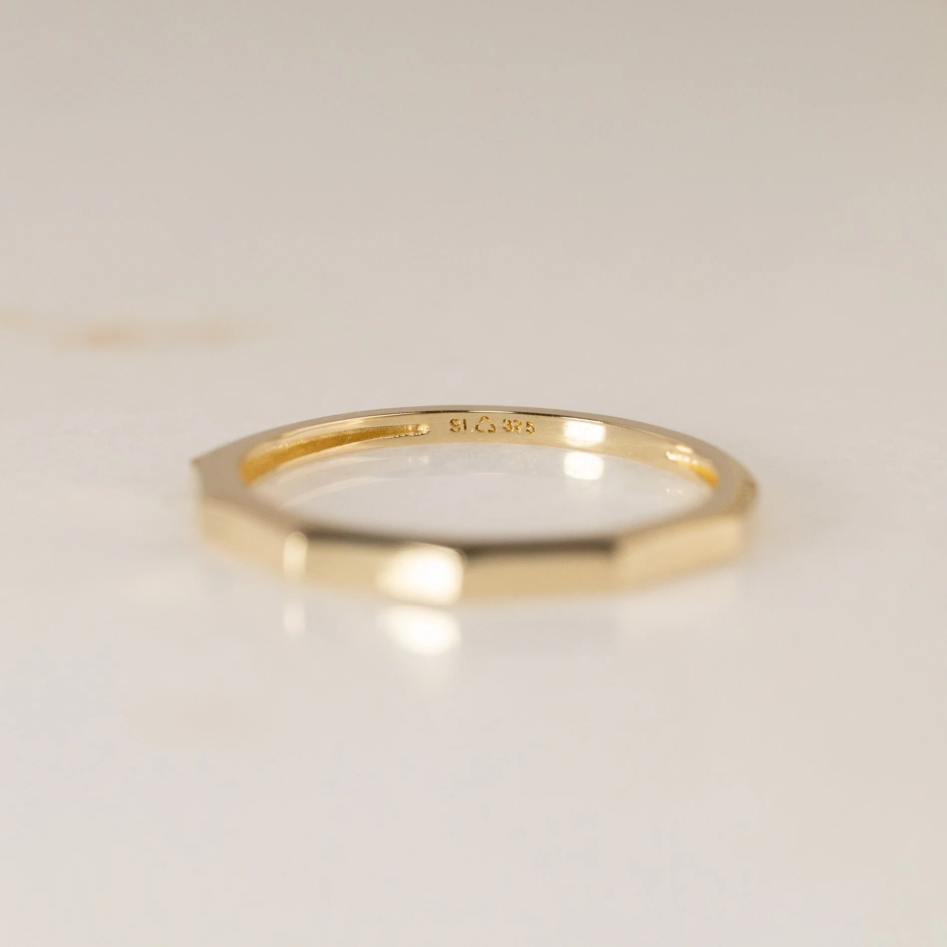 DIANA SOLID GOLD RING - Image 6